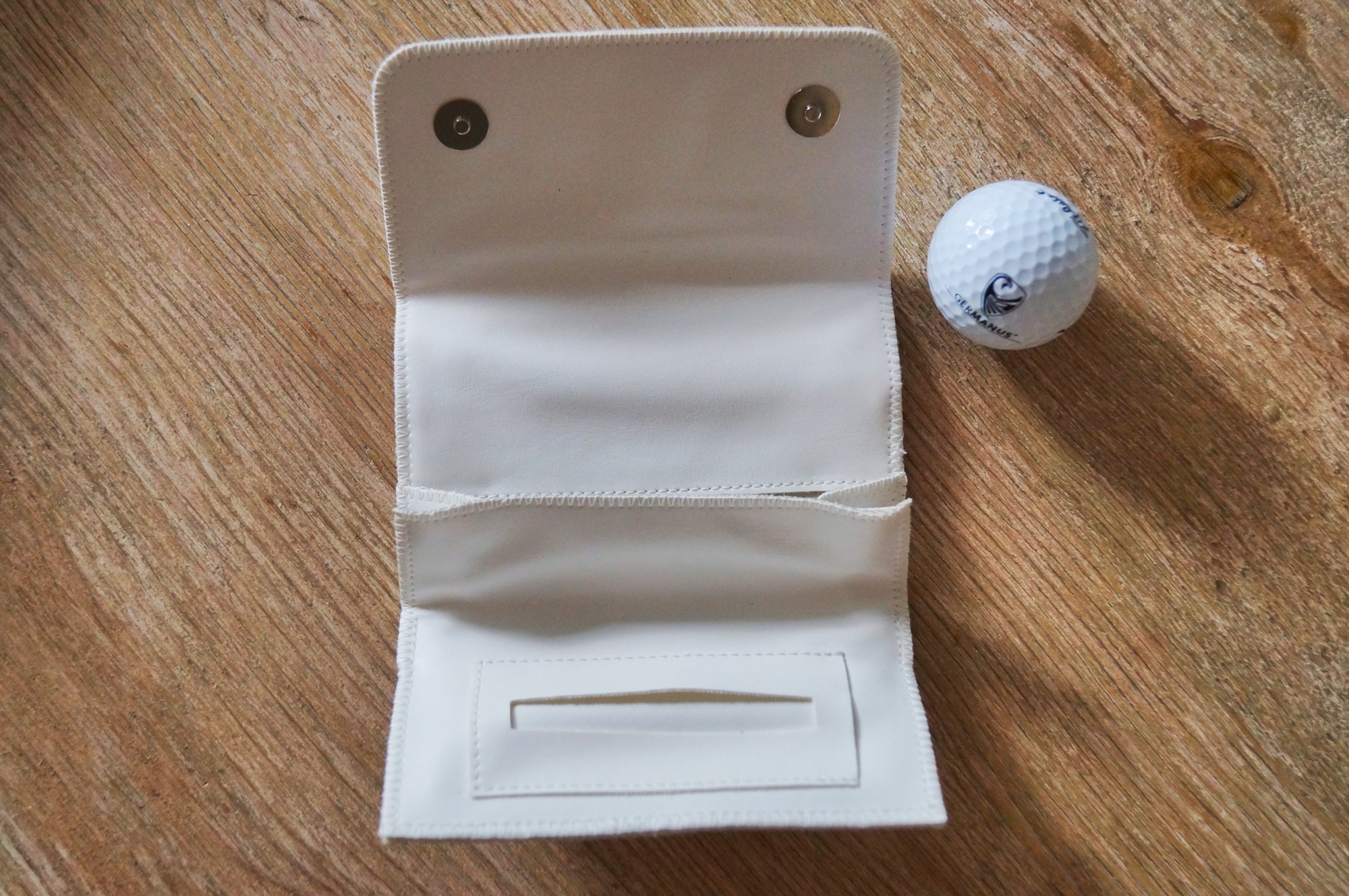 GERMANUS Tobacco Pouch - Leather Free - Made in EU - Pocket Bianco