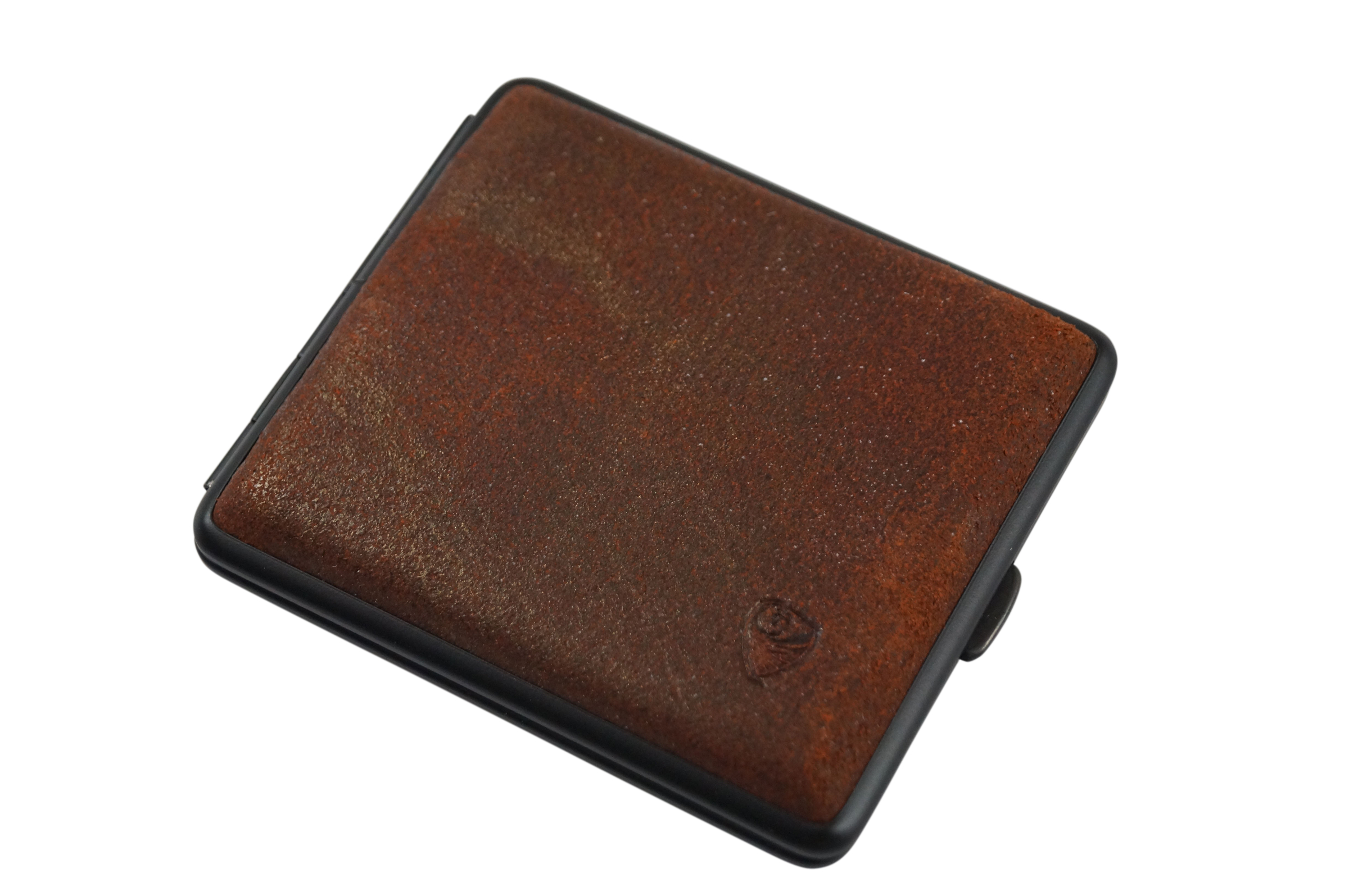 GERMANUS Cigarette Case from Steel and Cork - Made in Germany -  Autumn