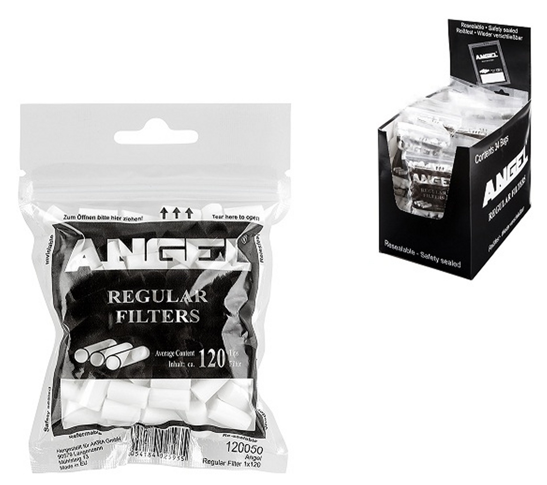 ANGEL Zigaretten Drehfilter Regular, Standardgröße