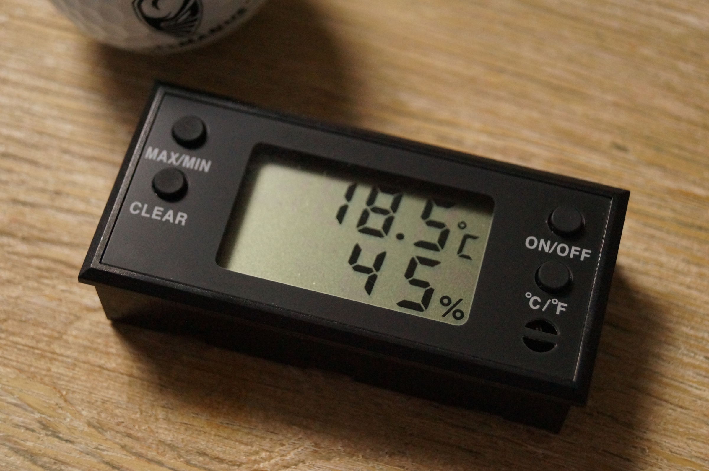 GERMANUS Digital Humidor Hygrometer - Eckig II