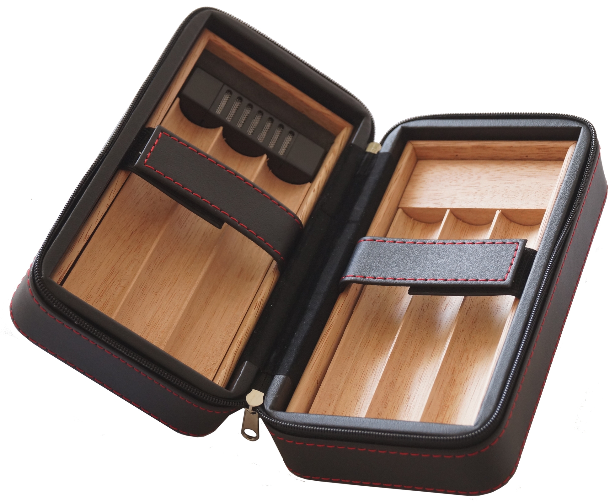 GERMANUS Reisehumidor Kassette mit Zedernholz Interieur