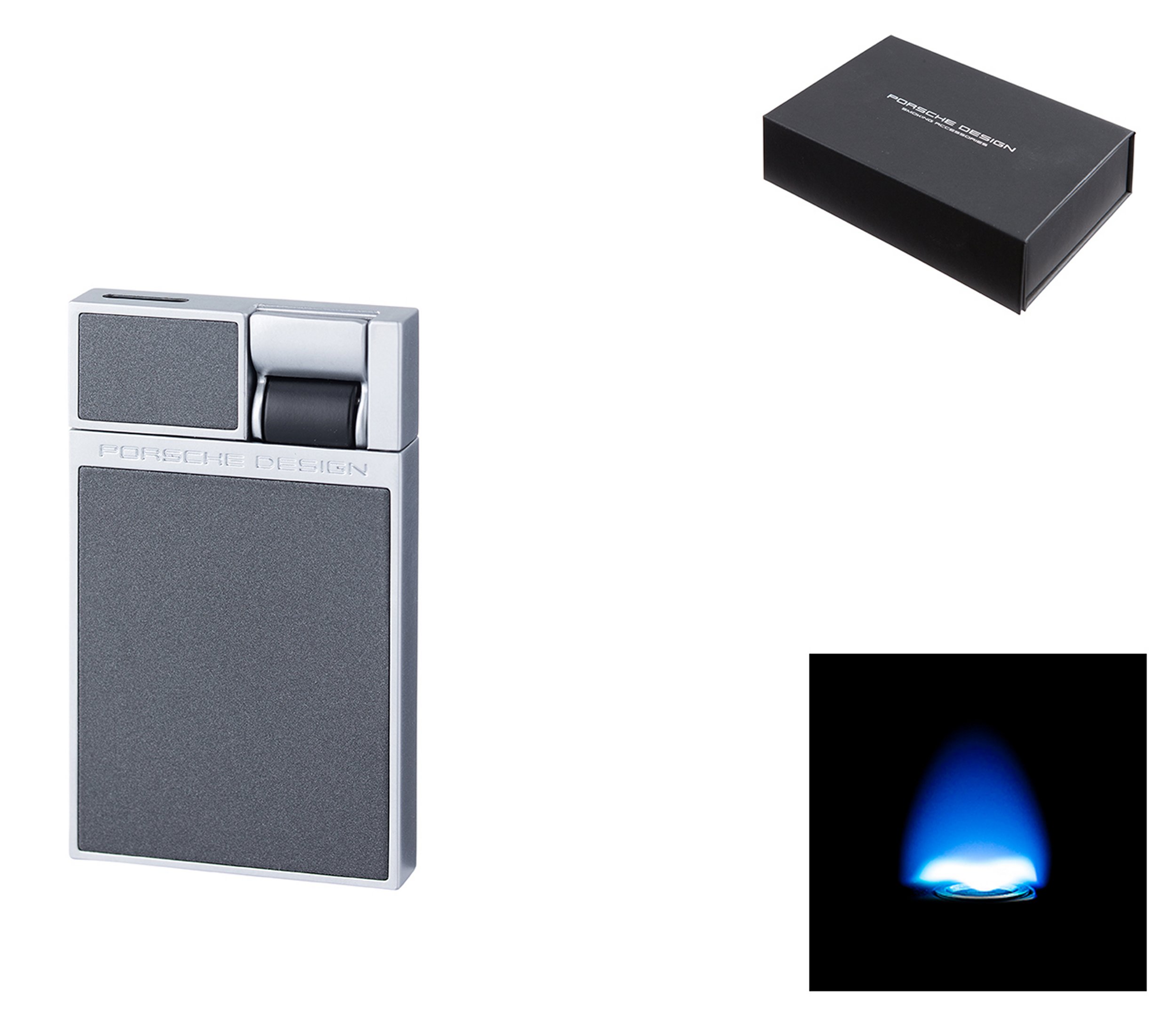 Porsche Design Jetflame Torch Lighter P3632 , P3632/02 grey