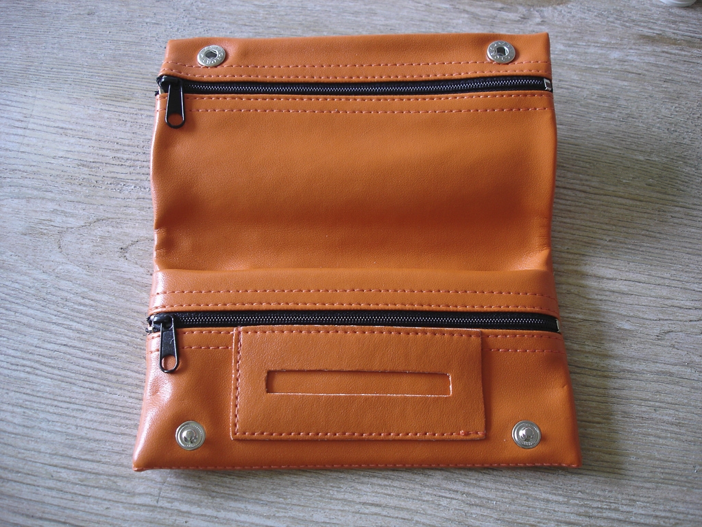 Tabaktasche in bunten Farben - Orange