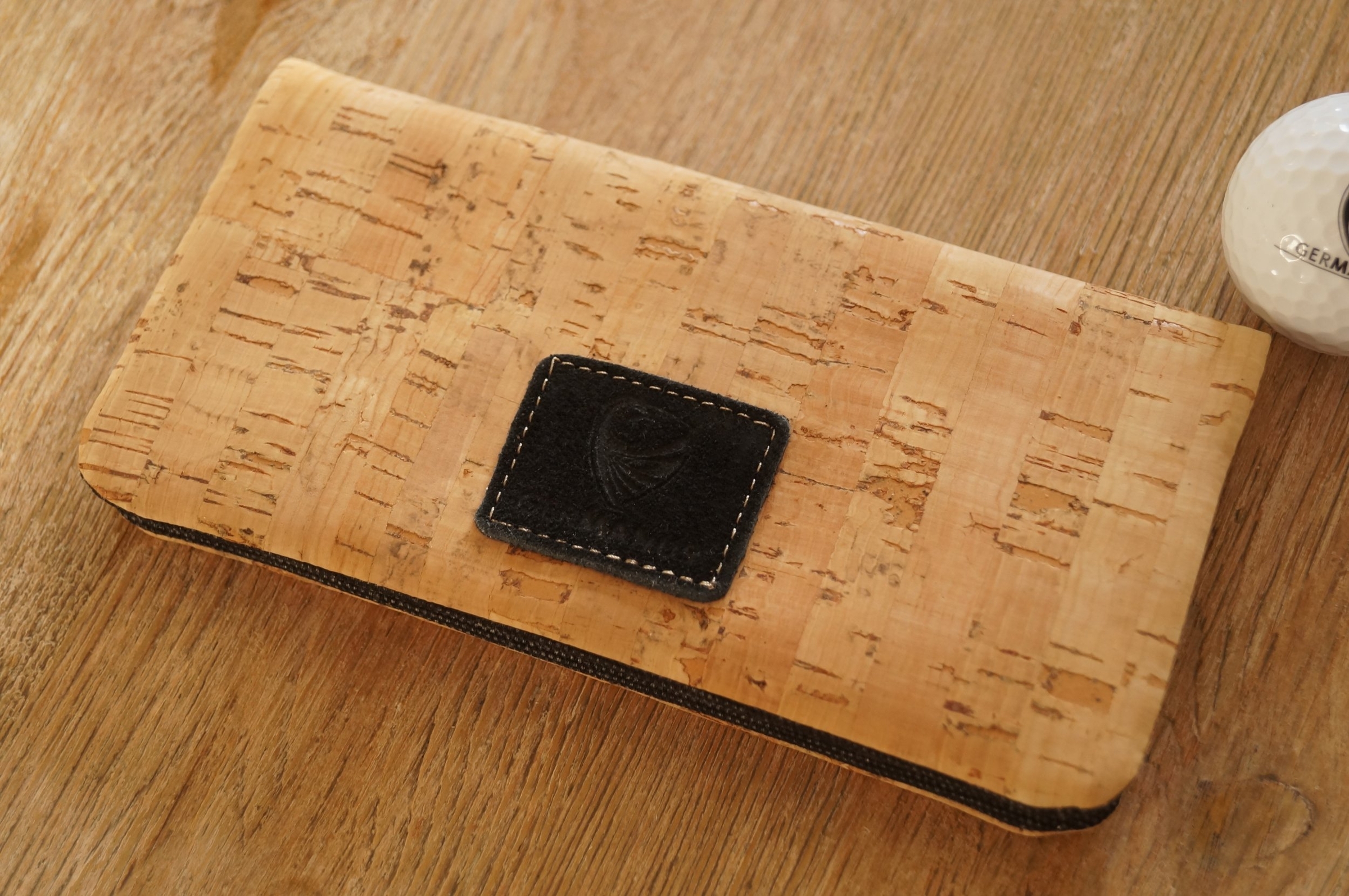 GERMANUS Tabaktasche Pouch - Cork aus Kork - Schwarz