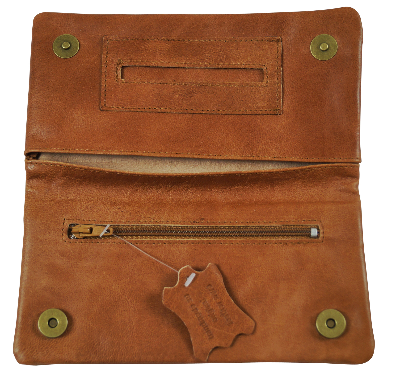 GERMANUS Calbrunus Tabaktasche Pouch - Made in EU - Leder Braun