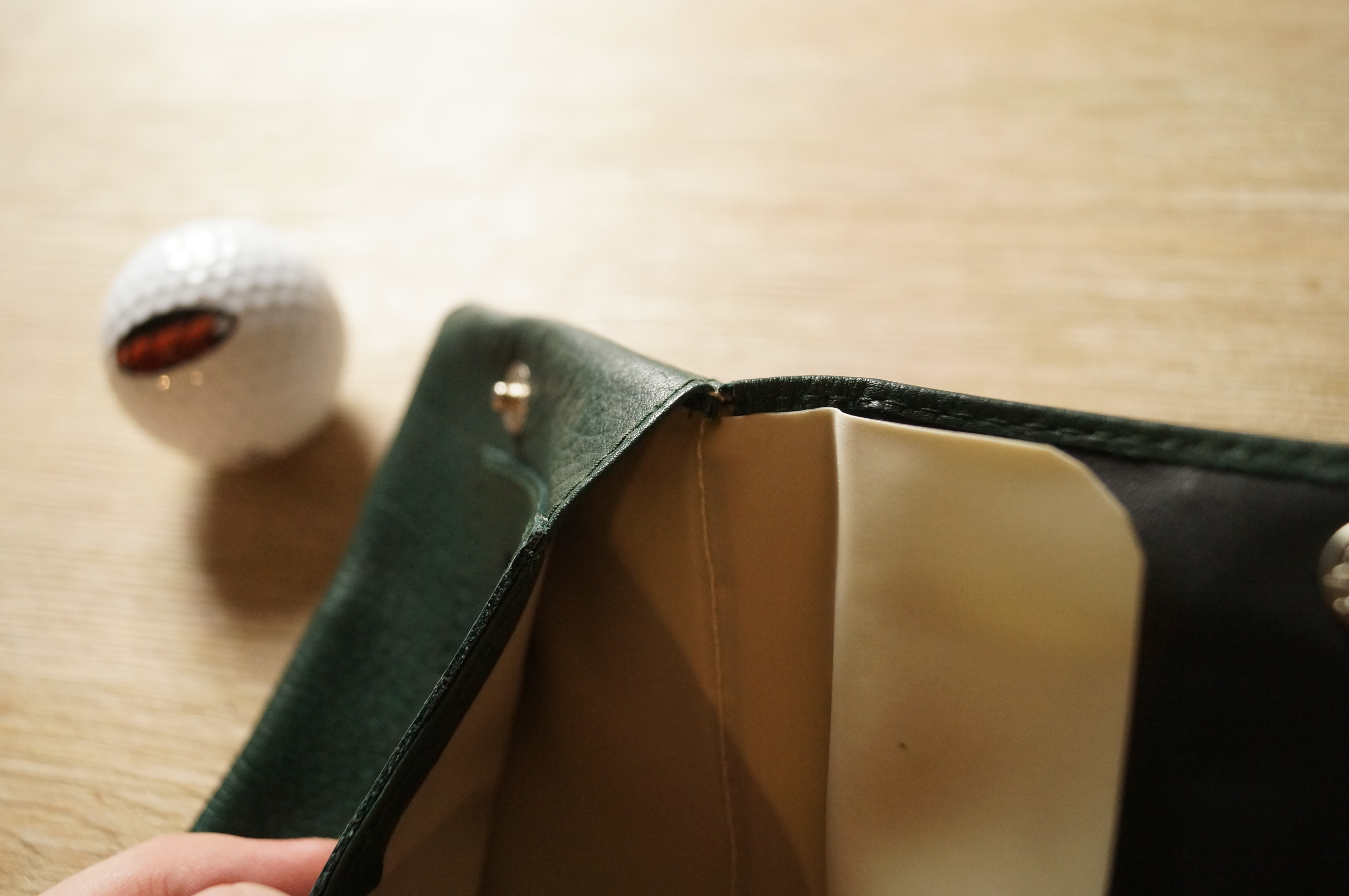 Sonderposten: Tabaktasche Leder - Grün