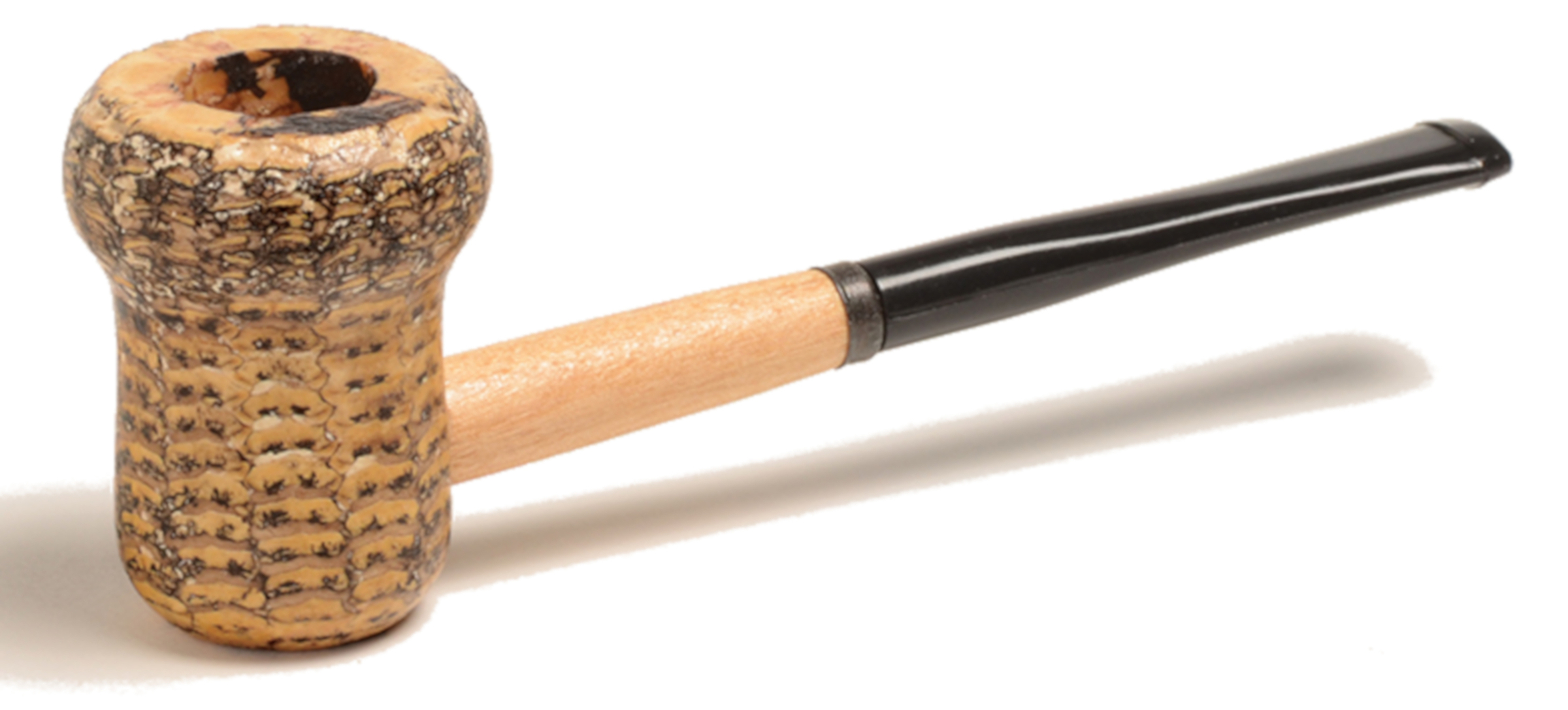 Original Missouri Quality Corncob Pipe - Shape: Patriot Straight