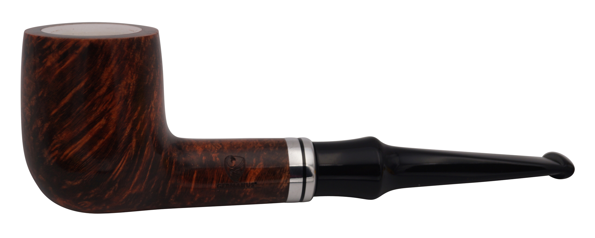 GERMANUS Pfeife Nr. 12 mit Meerschaum Einsatz