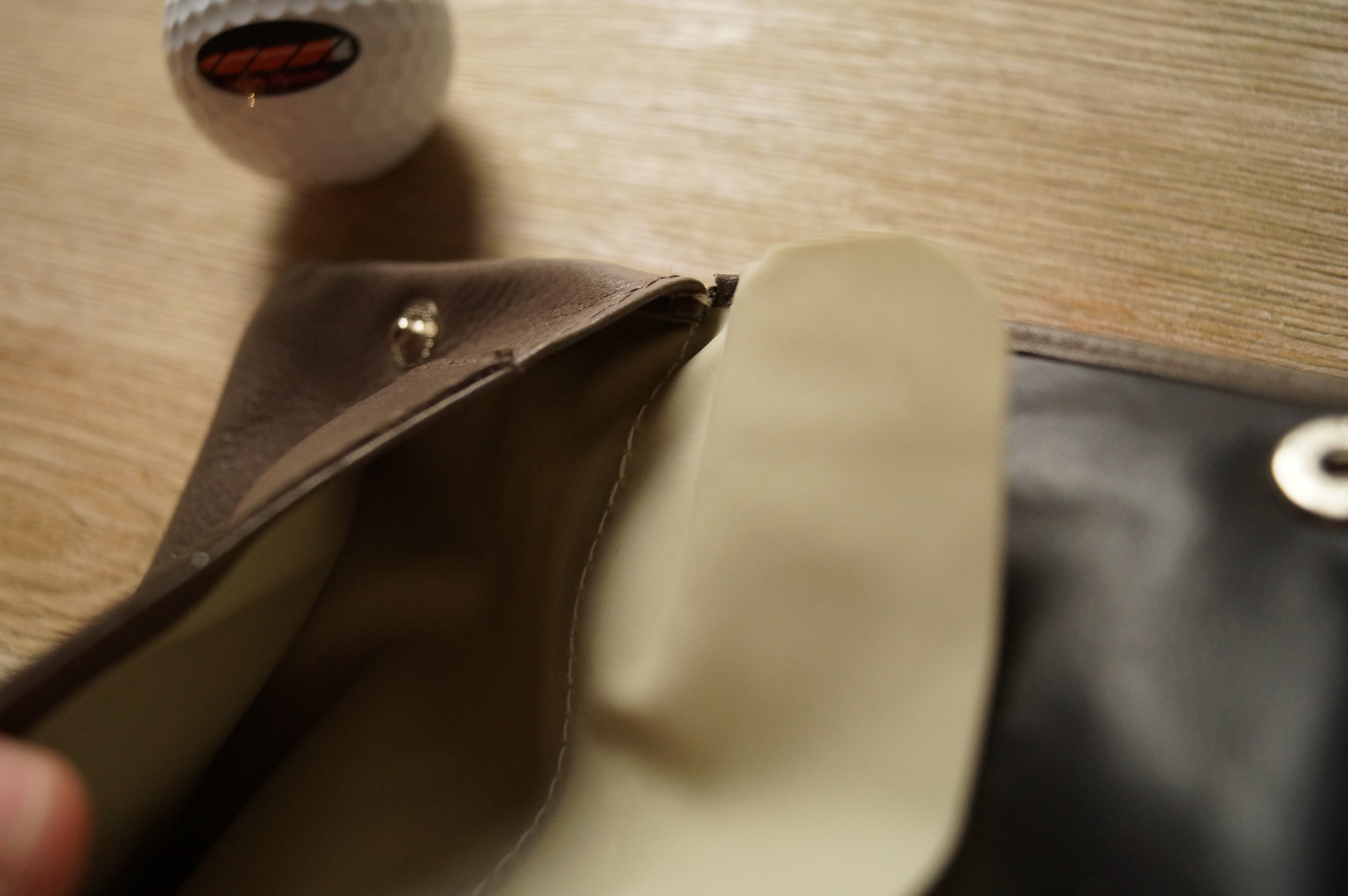 Sonderposten: Tabaktasche Leder - Braun