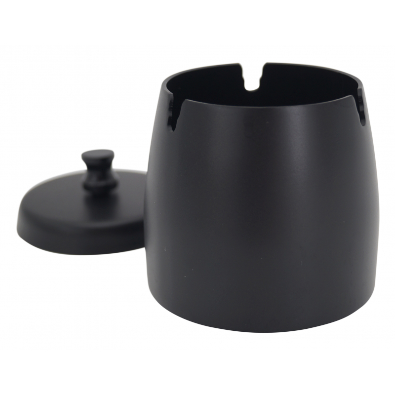 GERMANUS Aschenbecher für Draußen aus Edelstahl massiv 12 cm