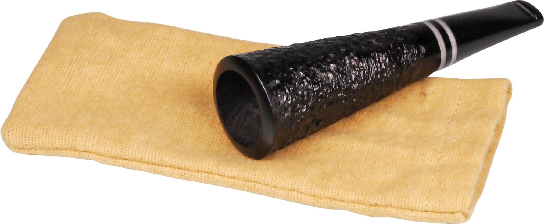 Zigarrenspitze, Handarbeit, 24mm, Schwarz