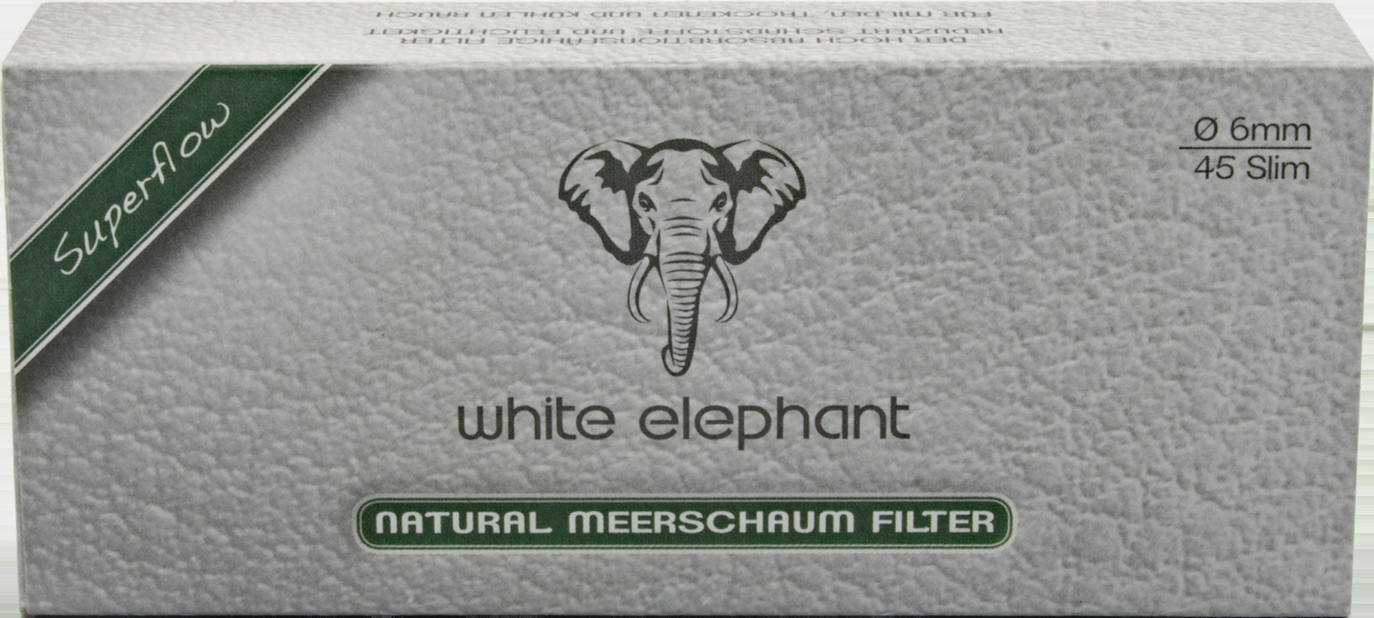 Corncob Filter - Deutsche Elephant Pfeifenfilter - 6 mm - 45 Stück