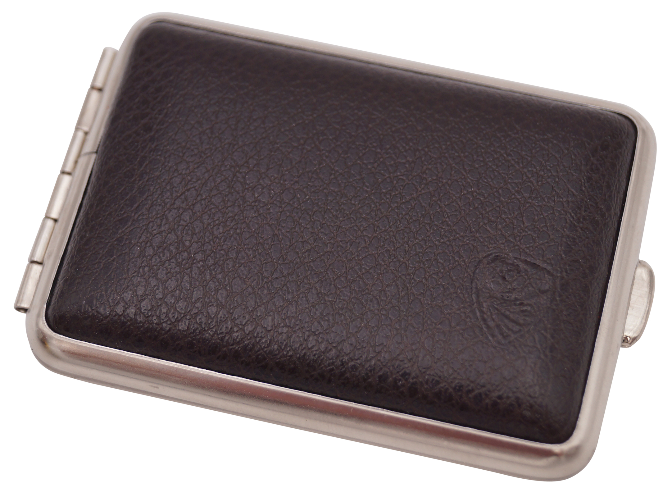 GERMANUS Case for Tobacco Pill or Candy - Handwork Made in Germany, Brown Leather