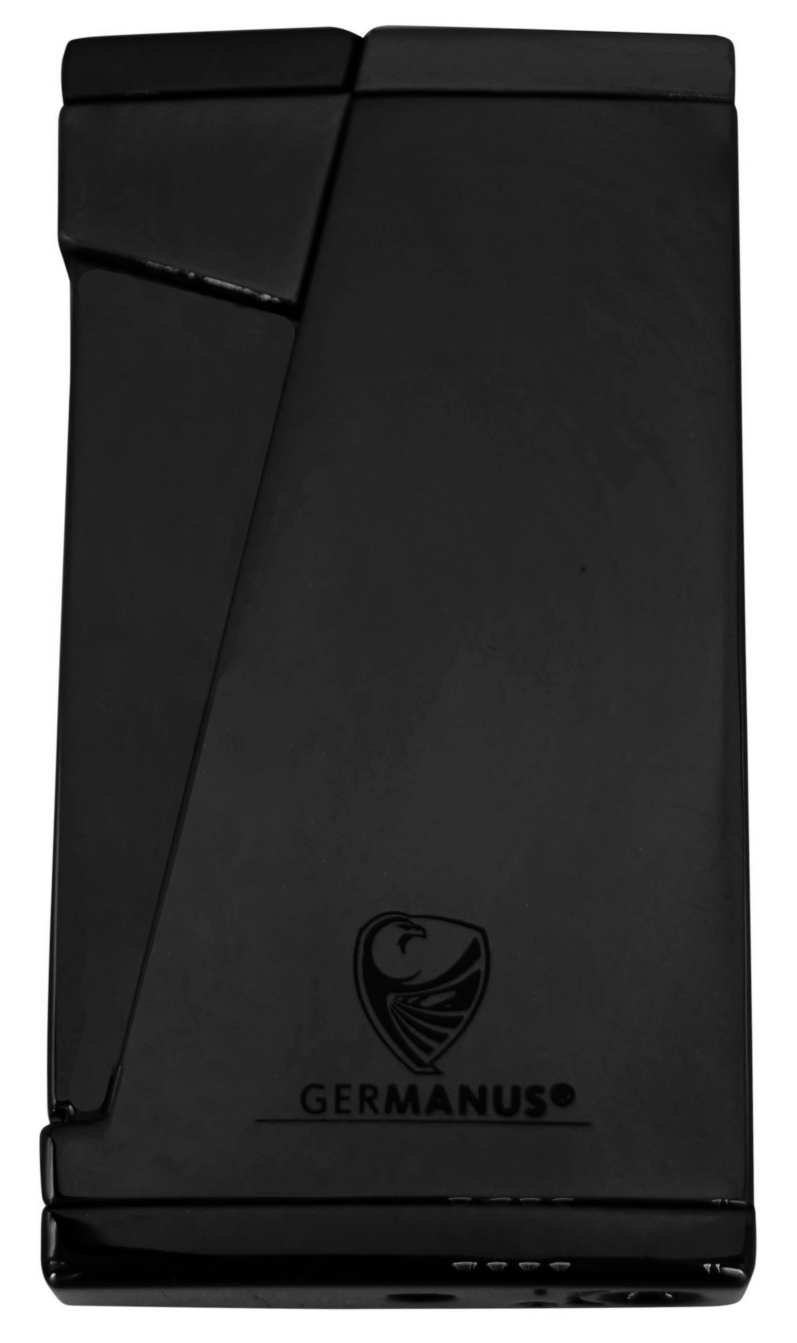 GERMANUS Feuerzeug Georges mit Jetflame, anthrazit schwarz
