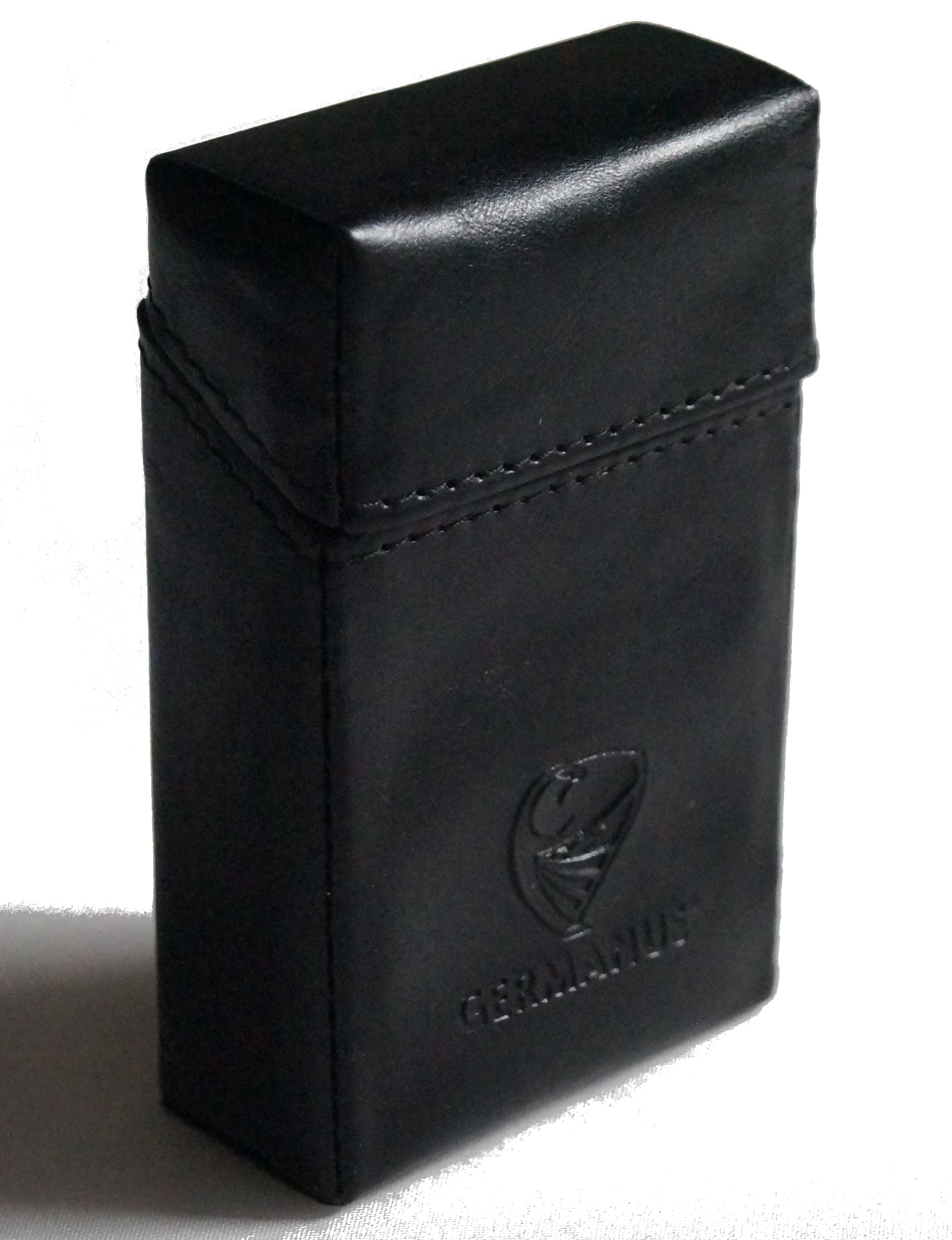 GERMANUS Packungsetui für Zigaretten - Lederfrei - Made in EU - Tenebris