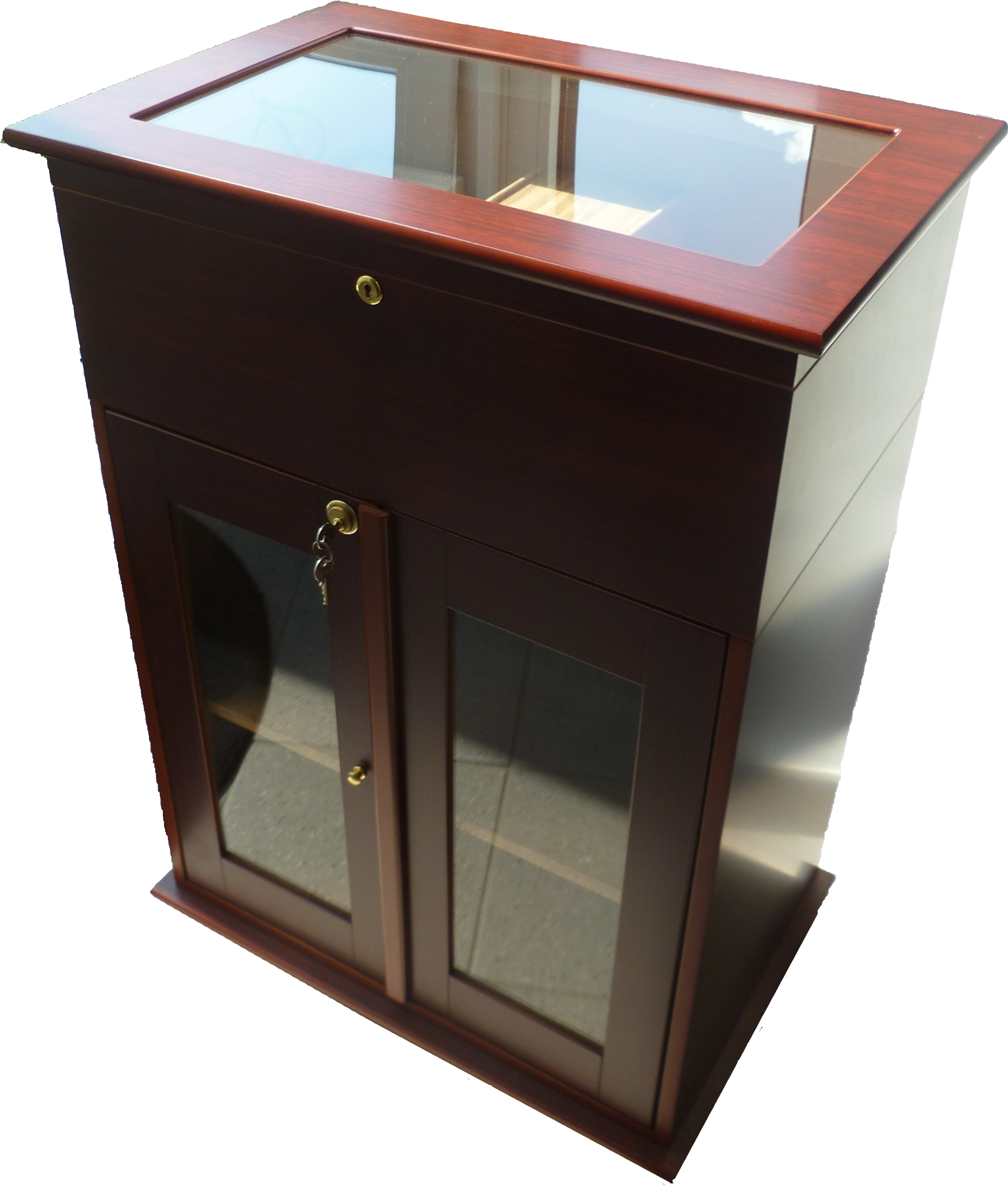 GERMANUS® Zigarren Kommoden Schrank Humidor für ca 50 Zigarrenkisten mit GERMANUS Befeuchter