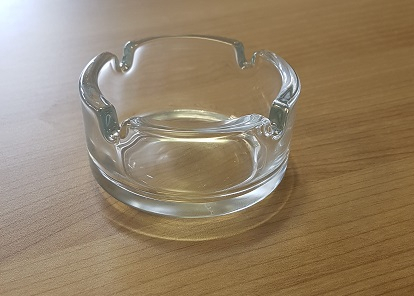 6 x Aschenbecher Glas für Zigaretten, klein