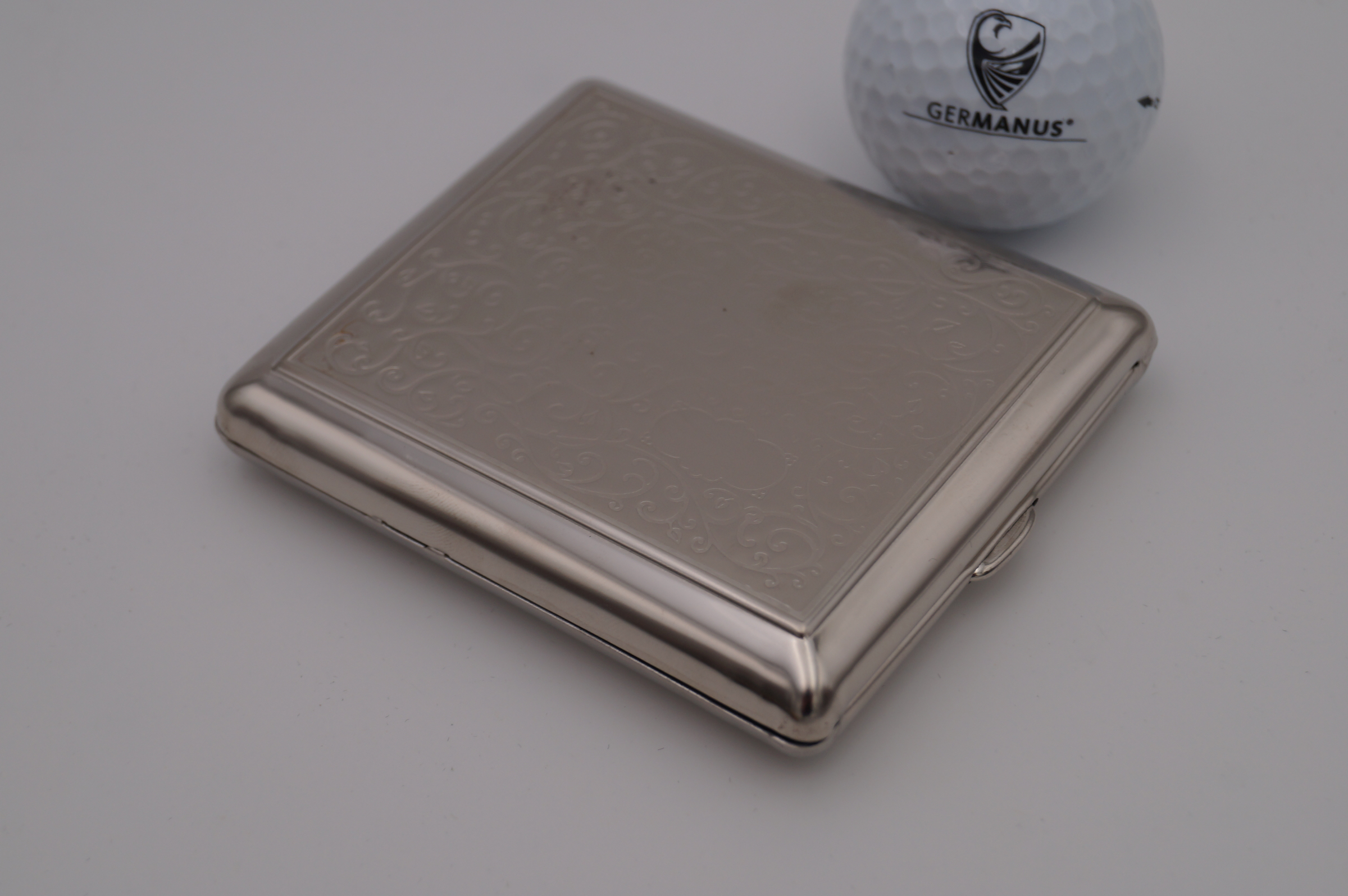 Special Offer: Cigarette Case, Made in Germany, Silver Colour, Venetia