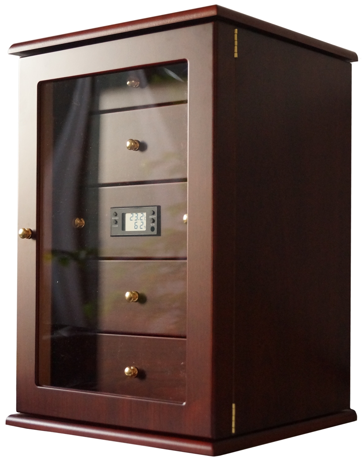 GERMANUS Humidor Schrank für ca. 400 Zigarren,  Viadrus, braun