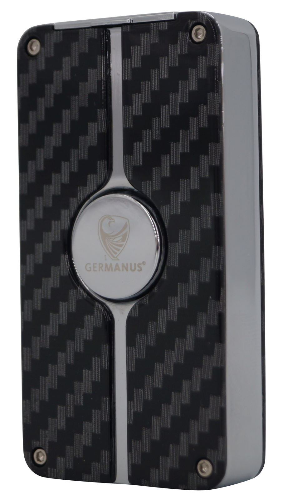 GERMANUS Luxury Humidor Set with ashtray, cigar cutter, and jet flame lighter