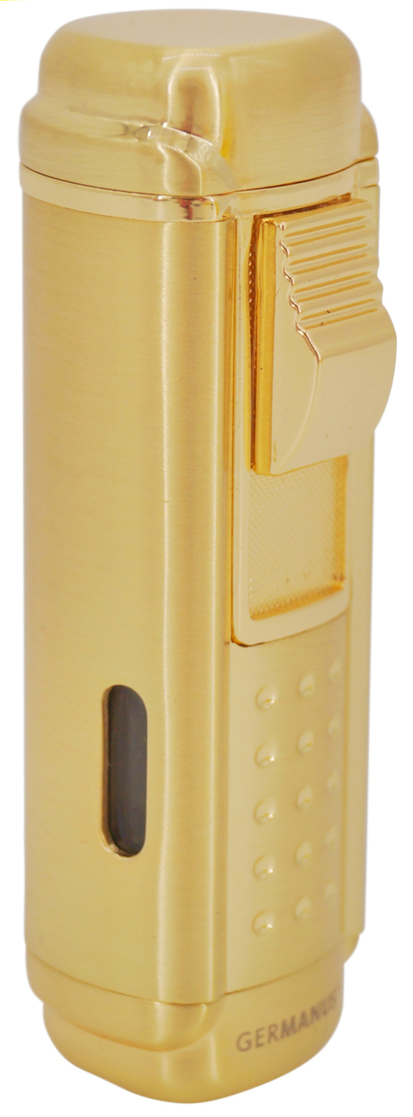 GERMANUS Kaventsmann Jetflame Feuerzeug in Gold