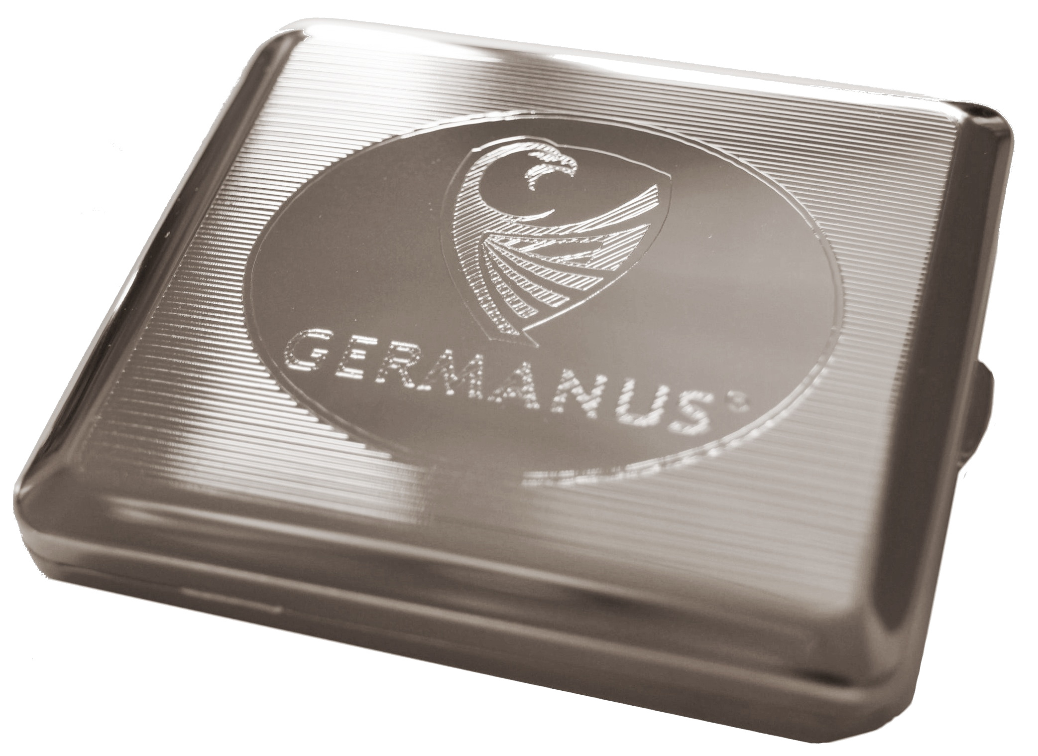 GERMANUS Cigarette Case - Made in Germany - GERMANUS Nickel Plated glossy
