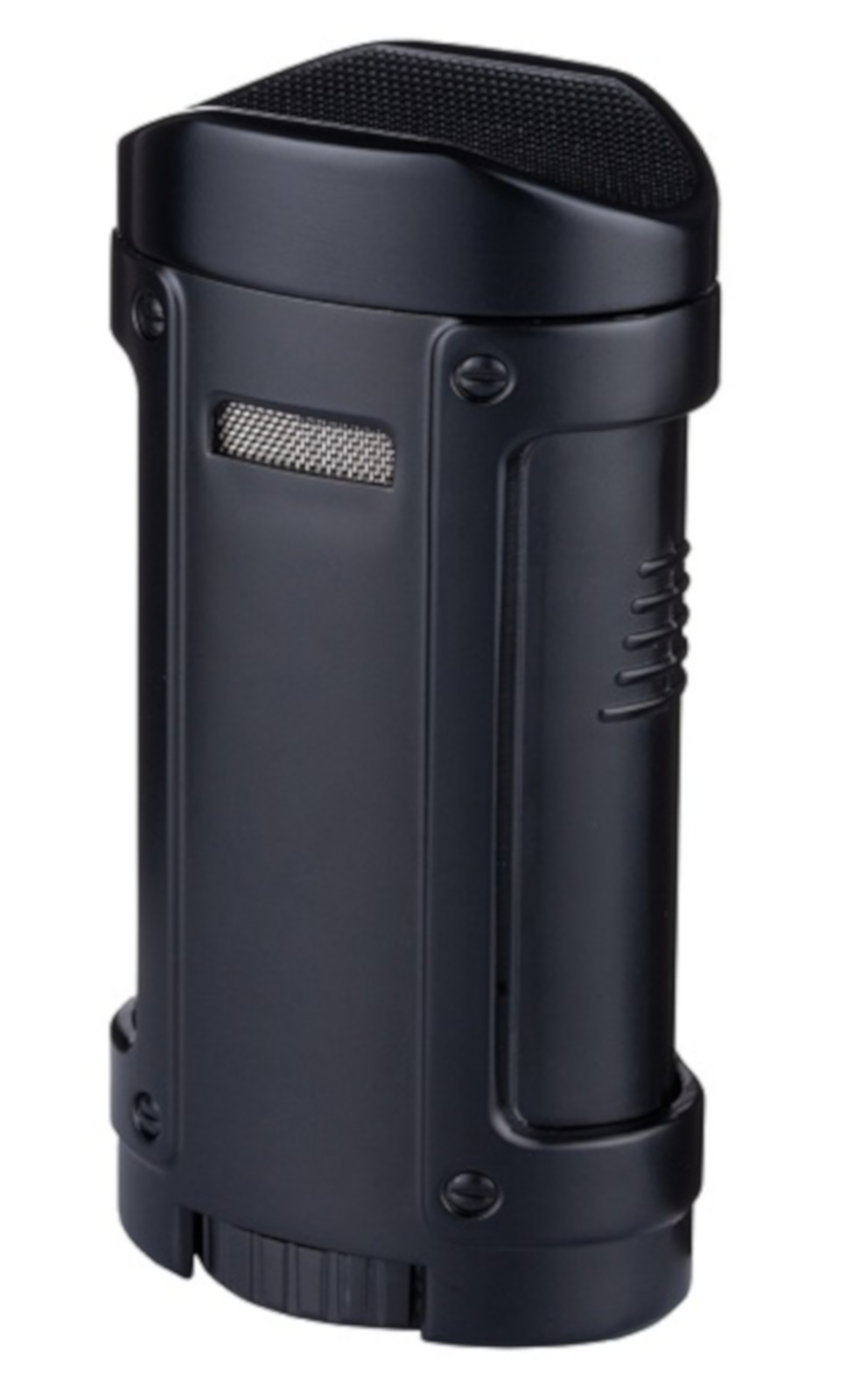 GERMANUS Jetflame Feuerzeug "Kaventsmann" für Zigarre in Silber