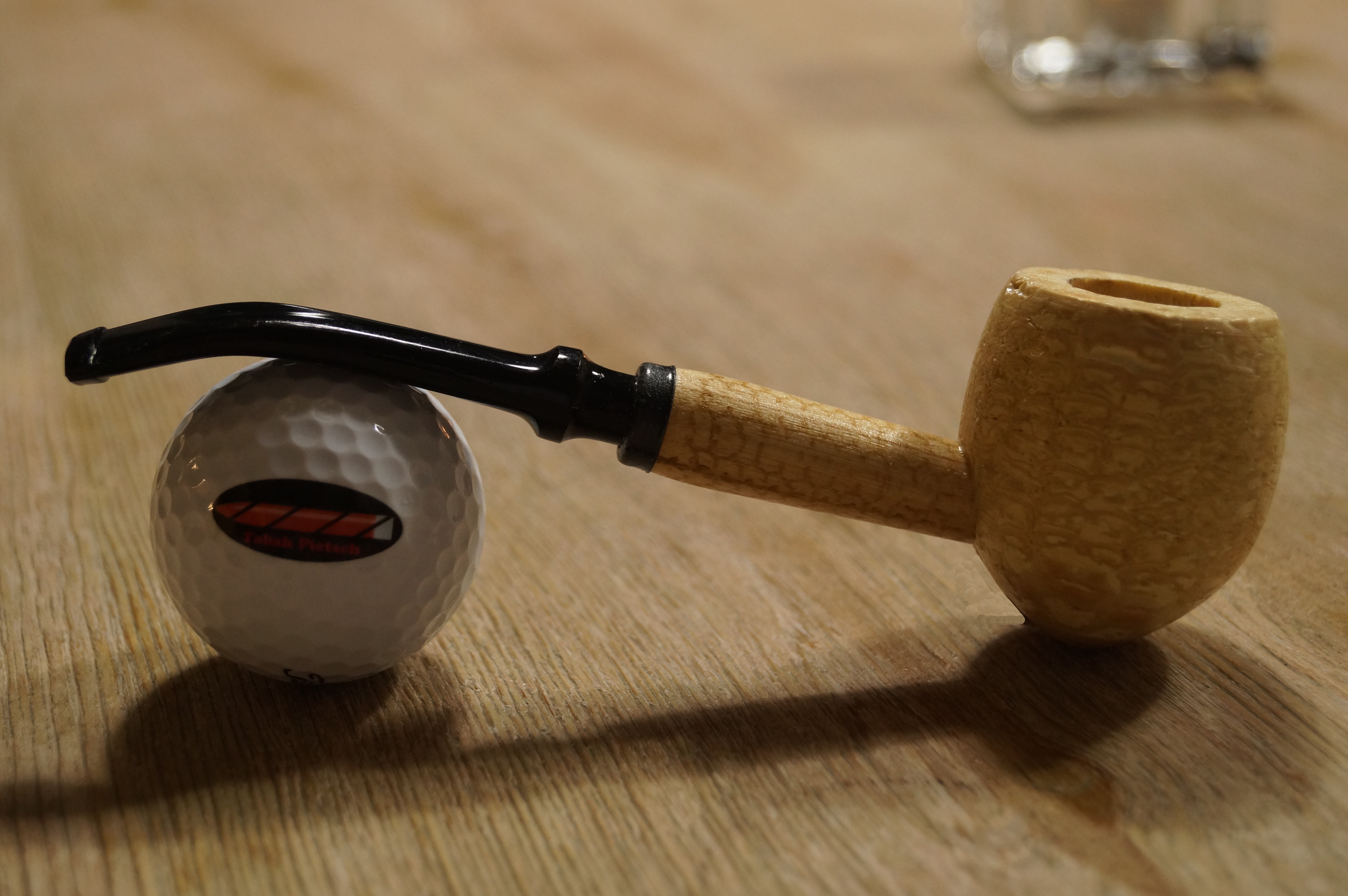 Original Missouri Qualitäts Corncob Pfeife - Spinner, Bent