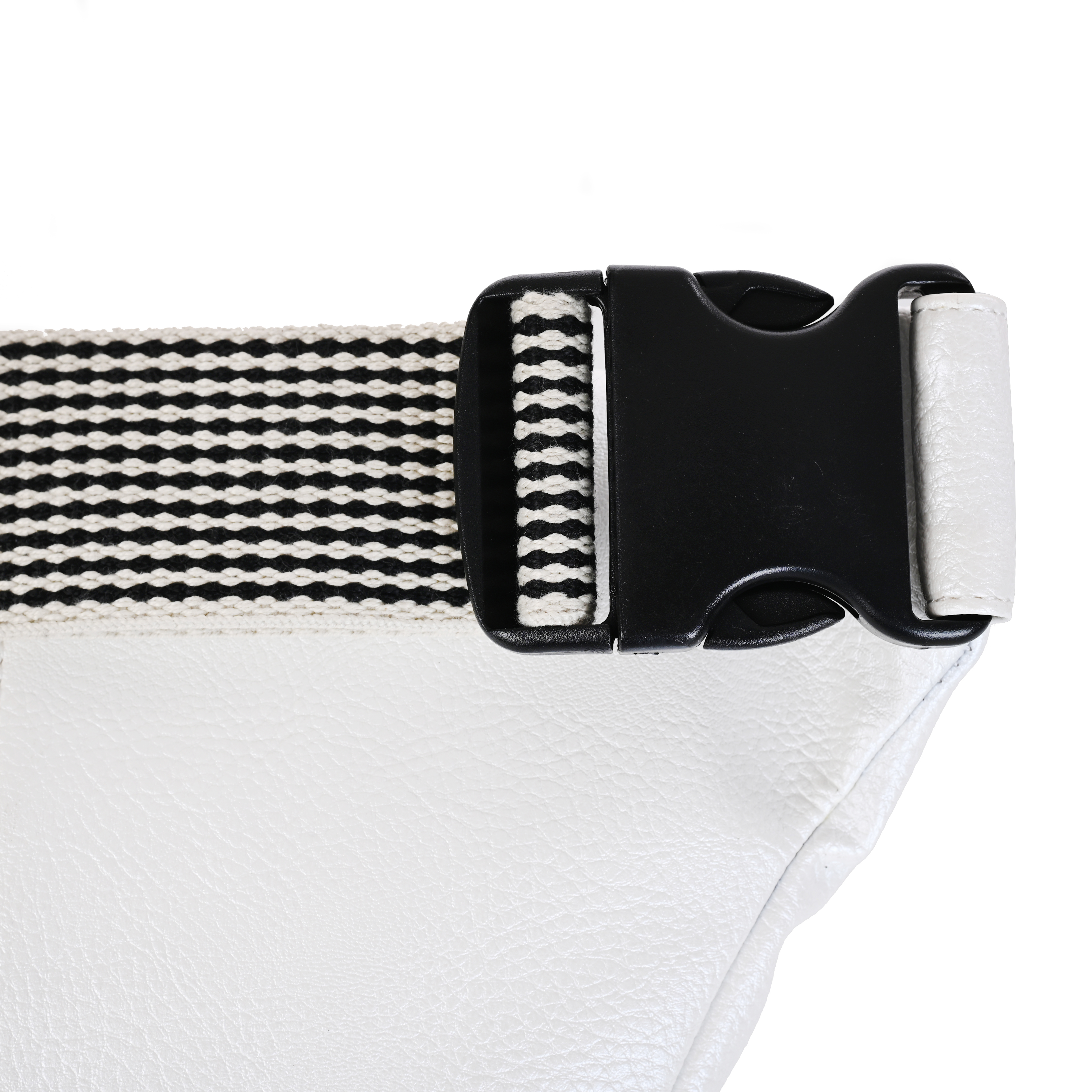 GERMANUS Belt Bag Fred Crossbody Bag, Bum Bag, Fanny Pack, Shoulder Bag, Faux Leather Bag White