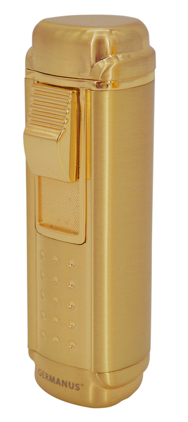 GERMANUS Jetflame Feuerzeug "The Stick I" für Zigarre in Gold