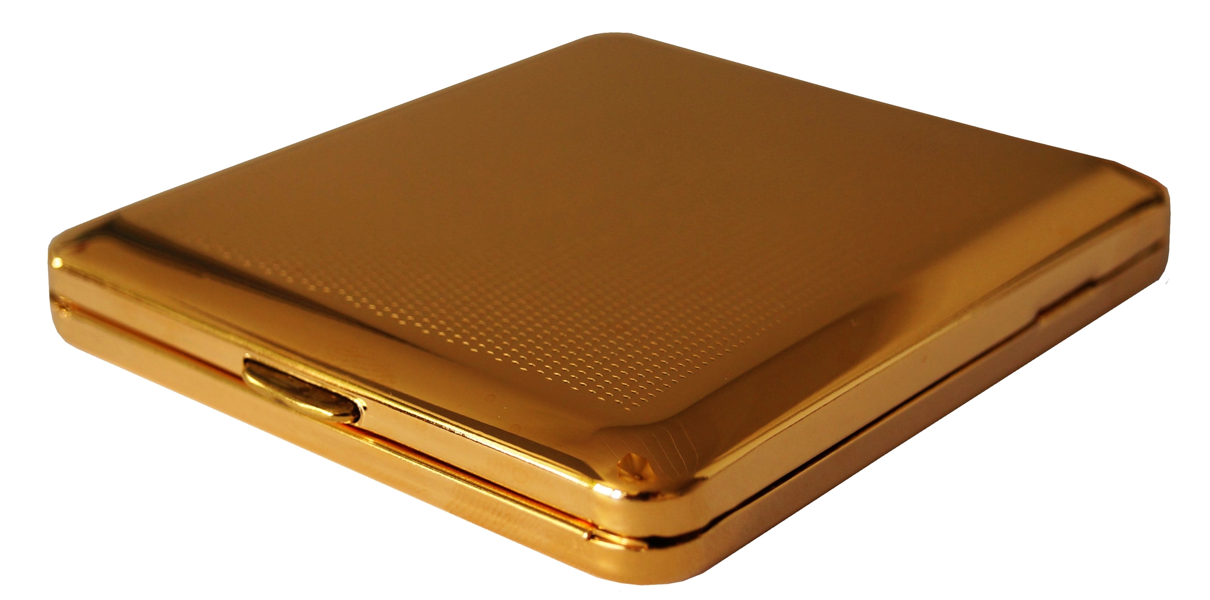 GERMANUS Zigaretten Etui - Echt Gold vergoldet - Made in Germany - Design: P
