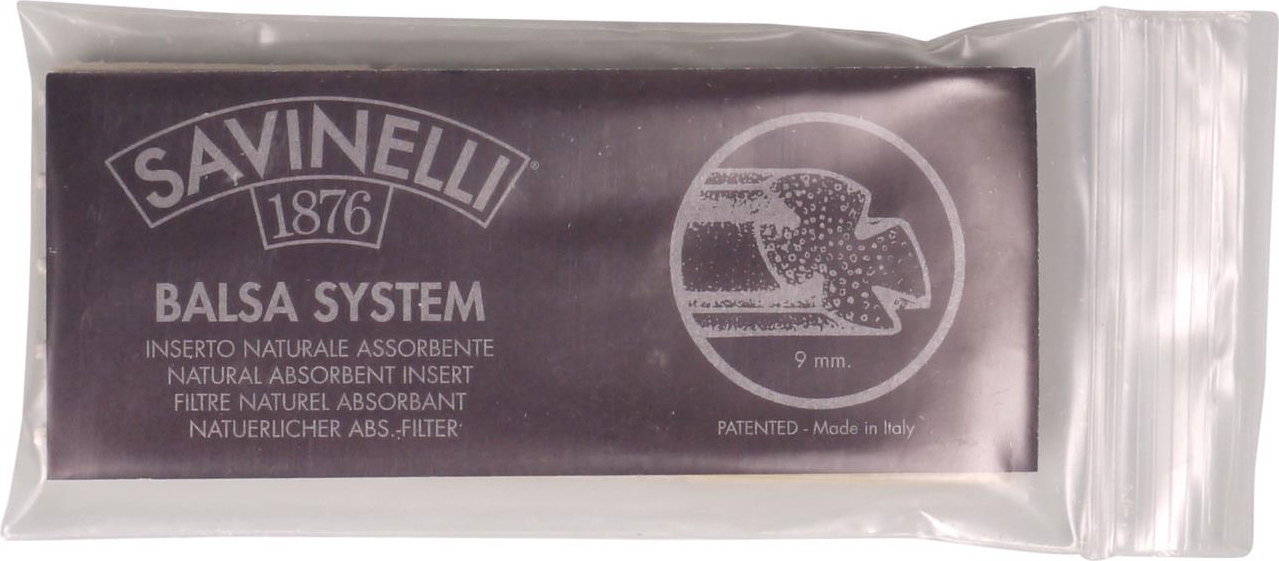 Savinelli Balsa 9 mm Filter, 15 Filter