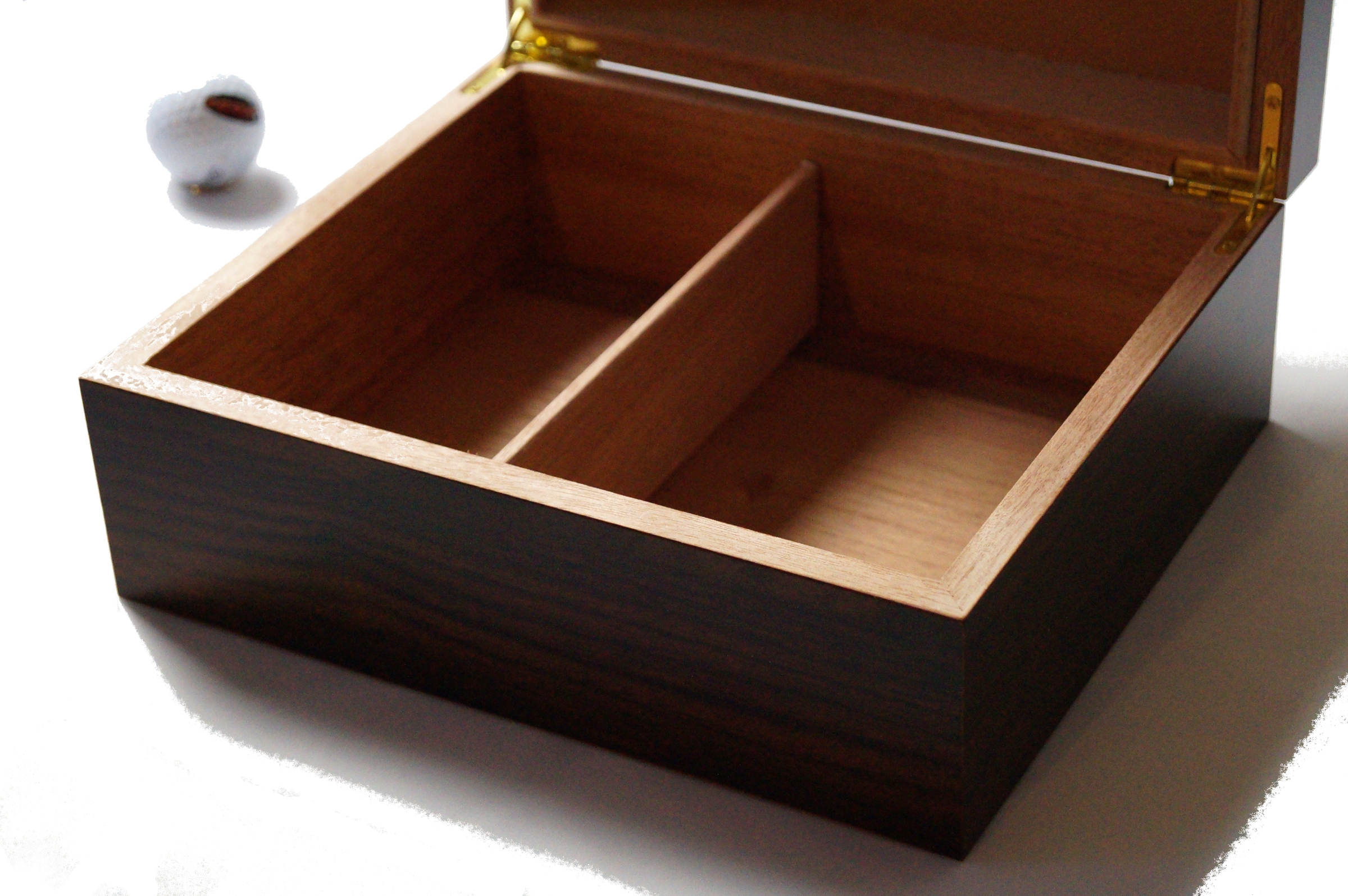 GERMANUS Klassiker 4 Zigarren Humidor in braun