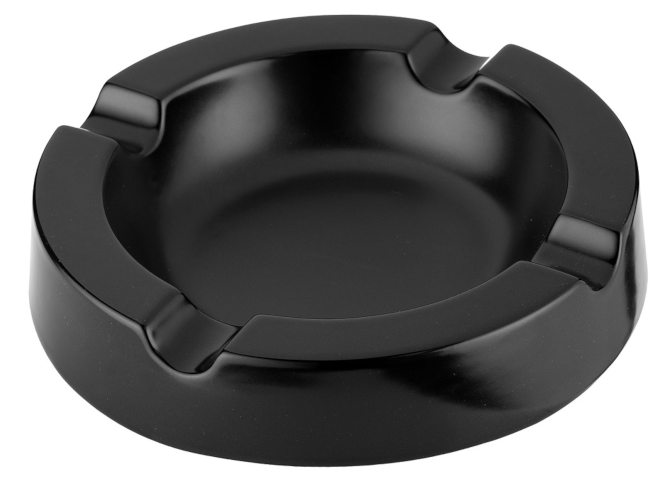 GERMANUS Großer Zigarrenascher Zigarren Aschenbecher in schwarz - Granitum III