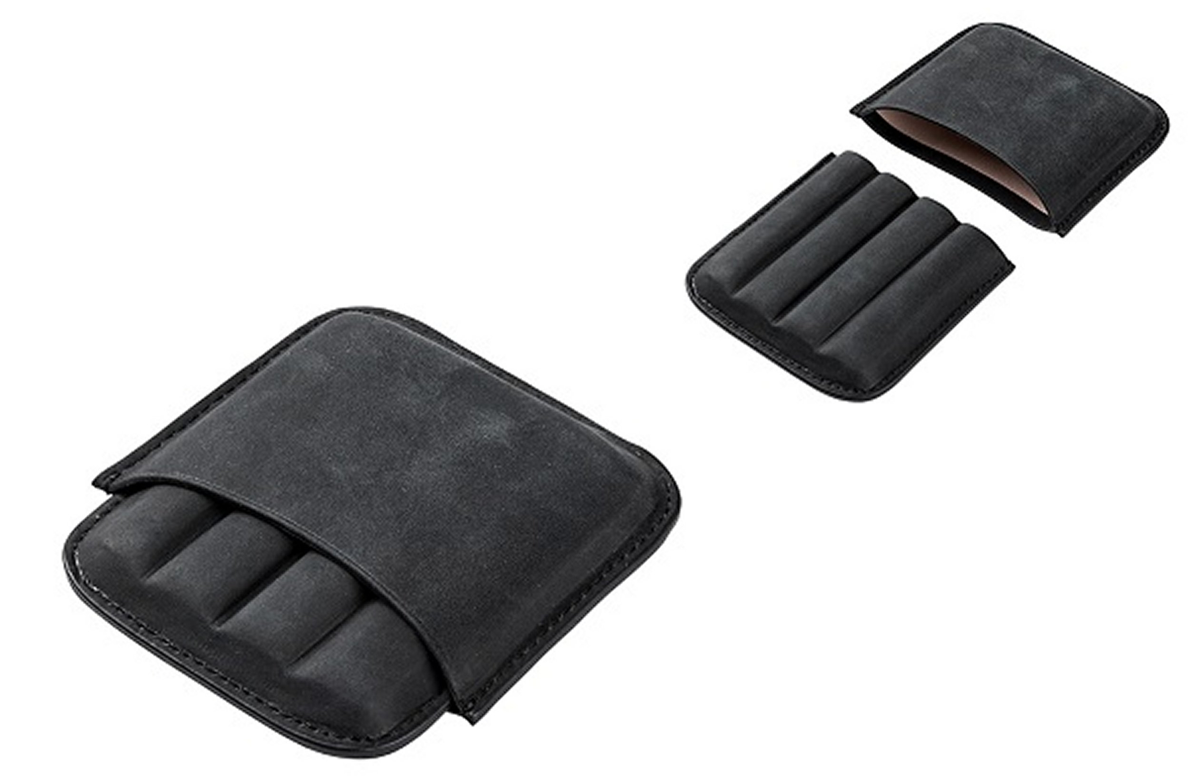 Zigarren Etui für Toscani Zigarren, Wildleder Leder