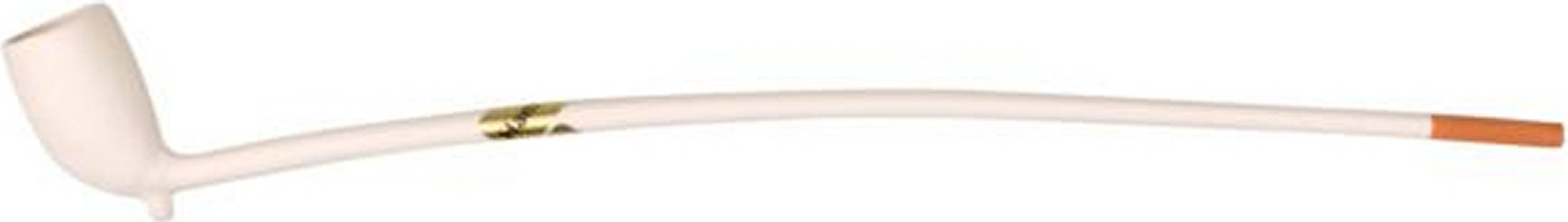 Clay Pipe 40 cm, Reader's Pipe, Handmade in Germany