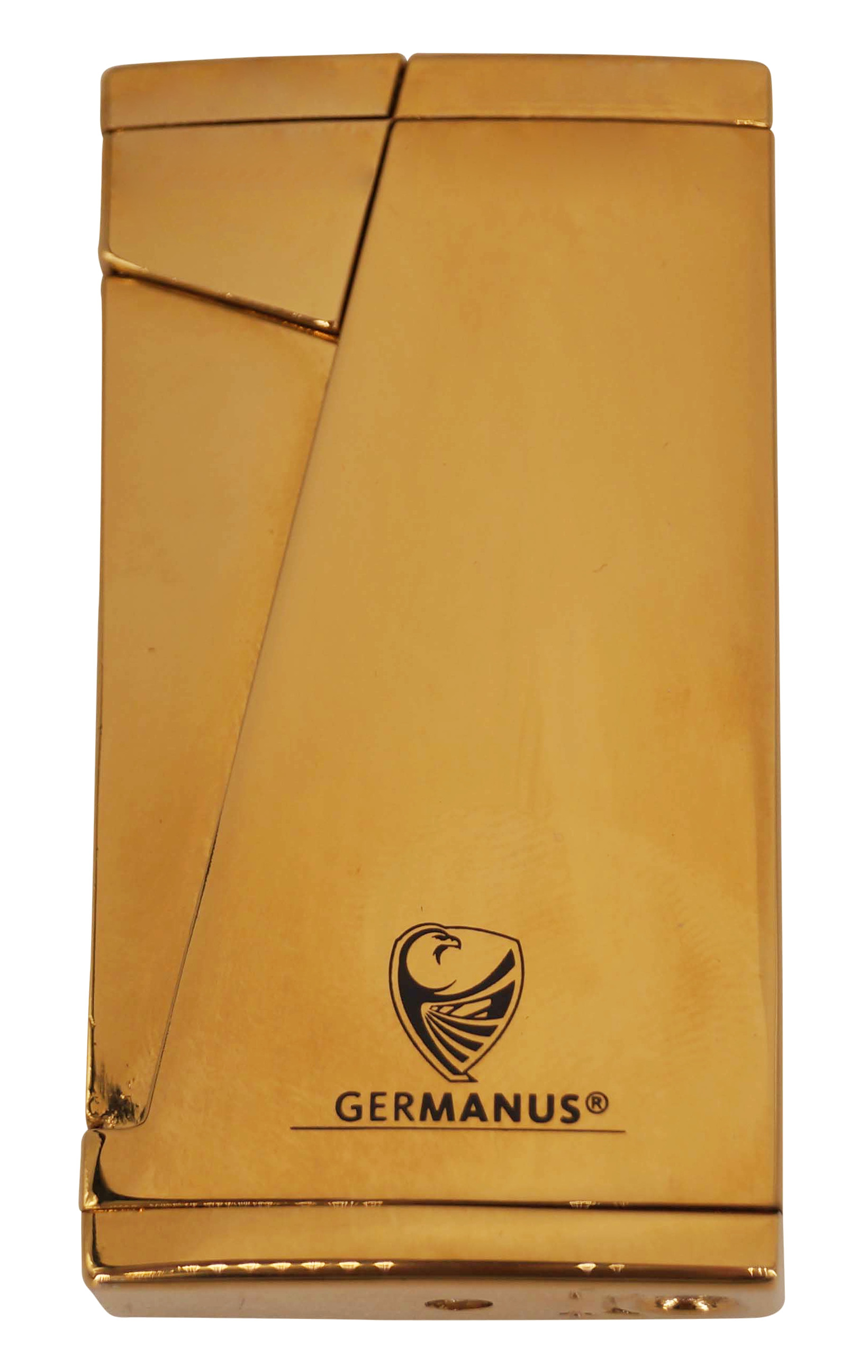 GERMANUS Feuerzeug Georges mit Jetflame, gold