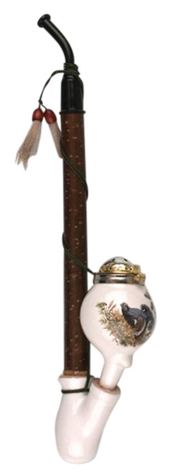 Gesteckpfeife bzw. Jägerpfeife aus Bayern, deutsch bayerischere Handarbeit, 140