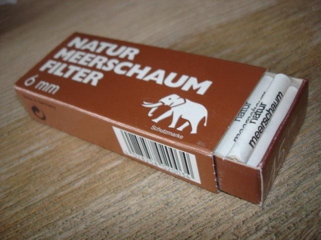 Corncob Filter - Deutsche Elephant Pfeifenfilter - 6 mm - 45 Stück