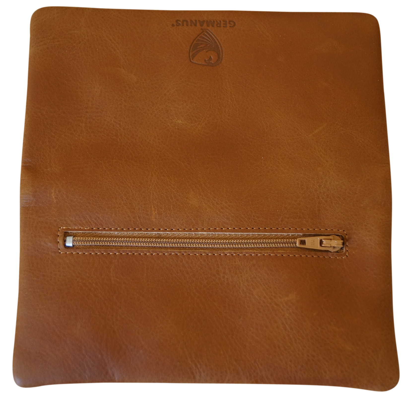 GERMANUS Corfuscus Tabaktasche Pouch - Made in EU - Leder - Hellbraun