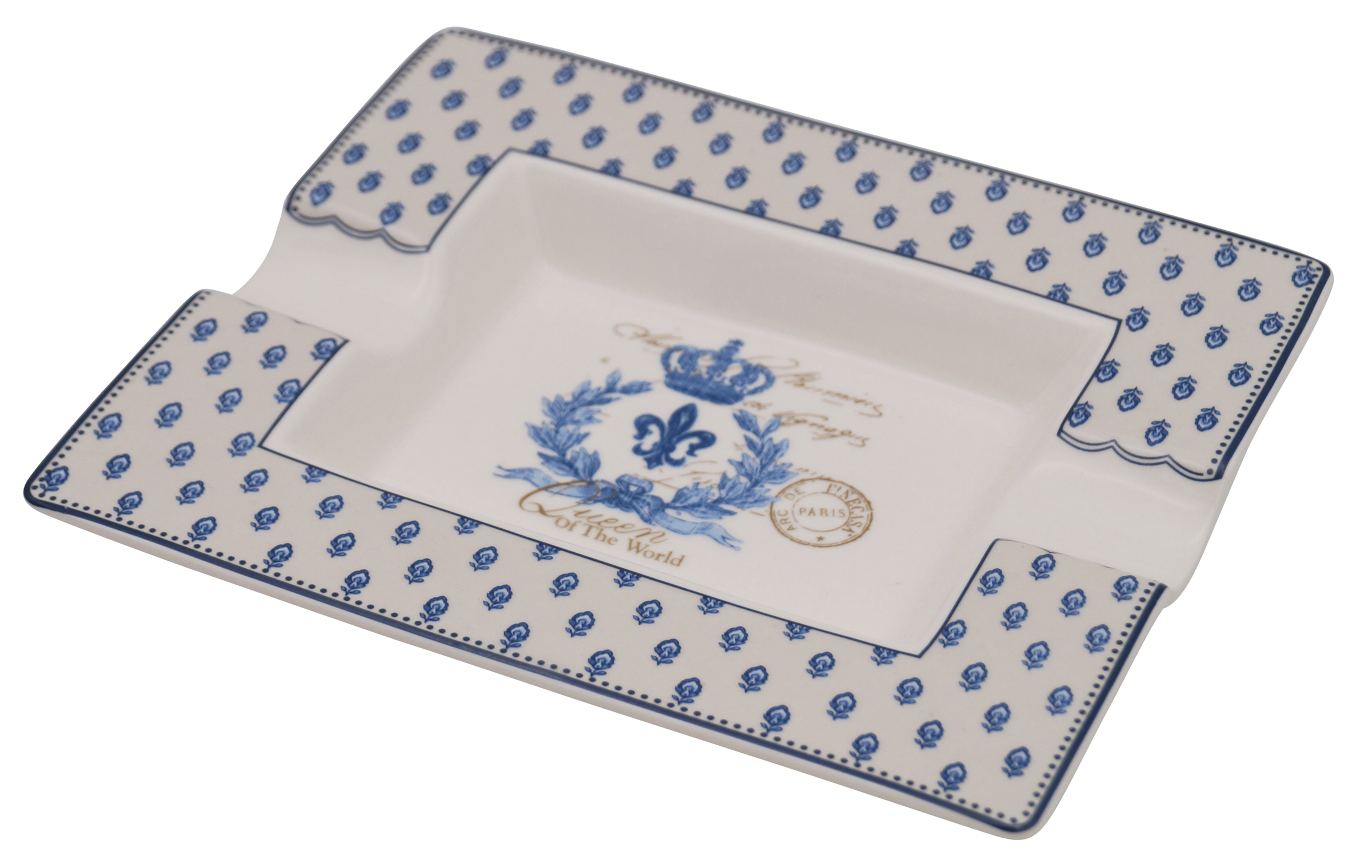 GERMANUS Porcelain Cigar Ashtray from Genuine Porcelain - Royal