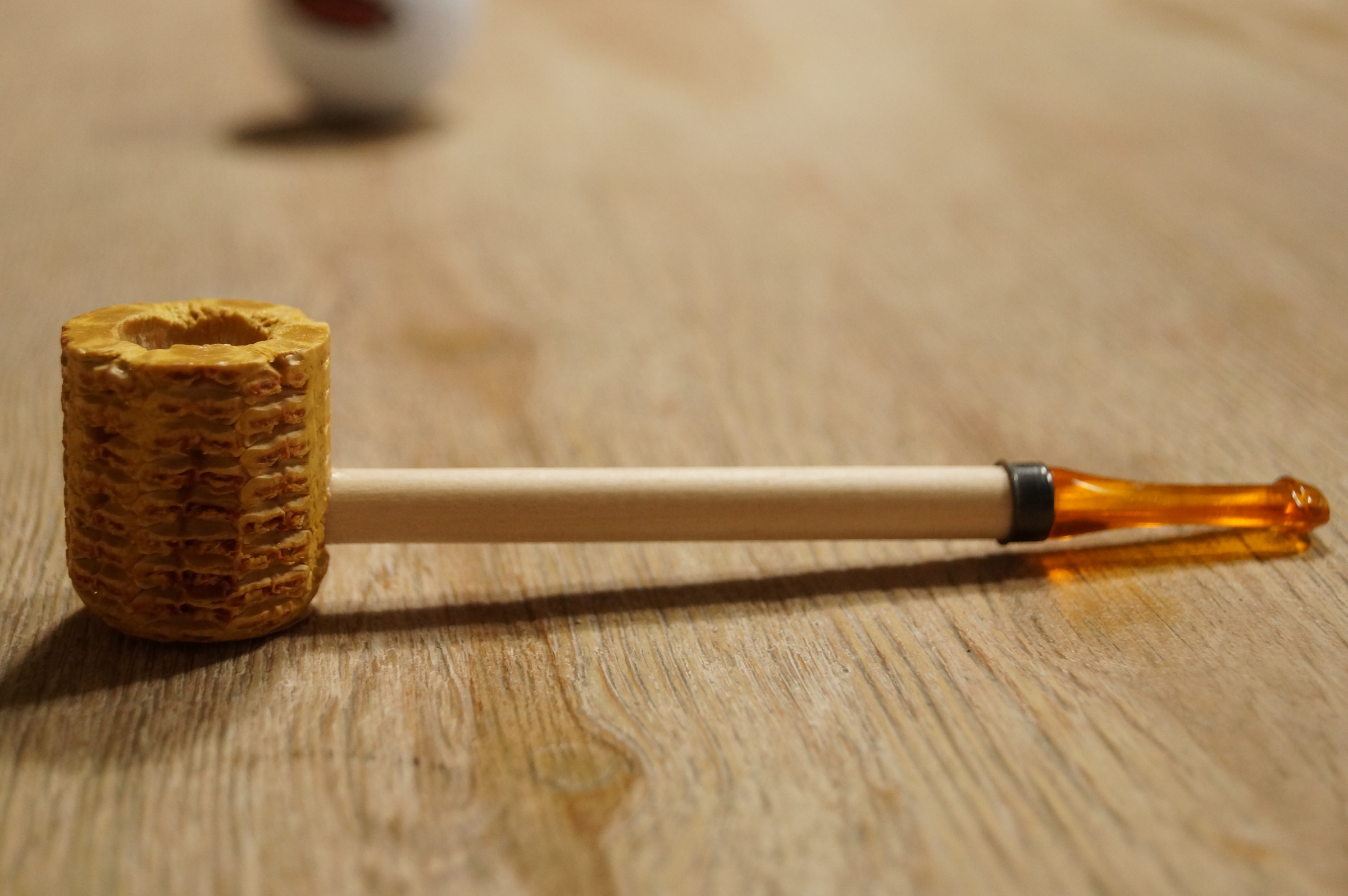 Original Missouri Qualitäts Corncob Pfeife - Shaq Pfeife für Feinschnitt Tabak