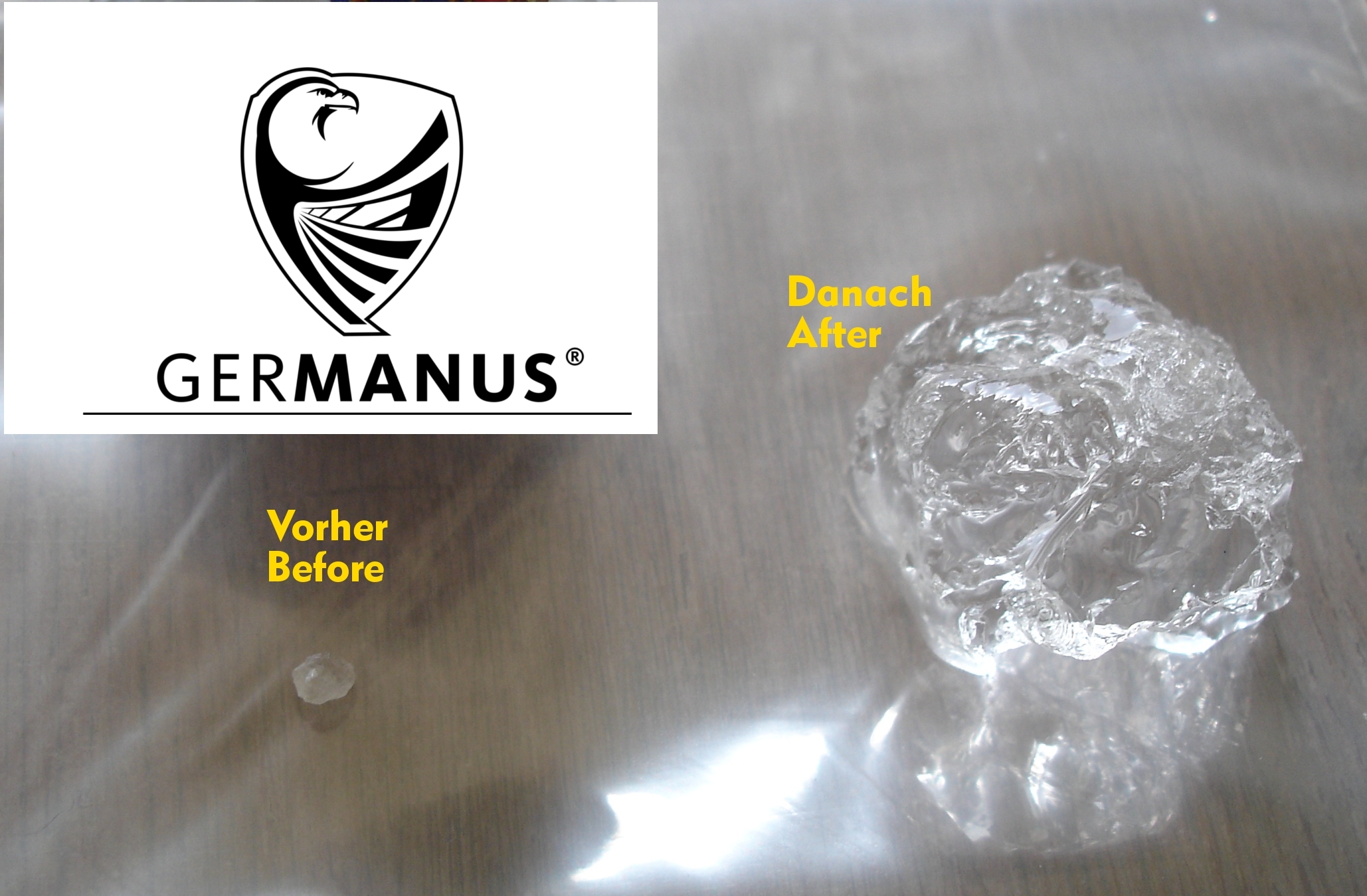 GERMANUS Humidor Zigarren Befeuchter - Kristalle, länglich - Premium Design
