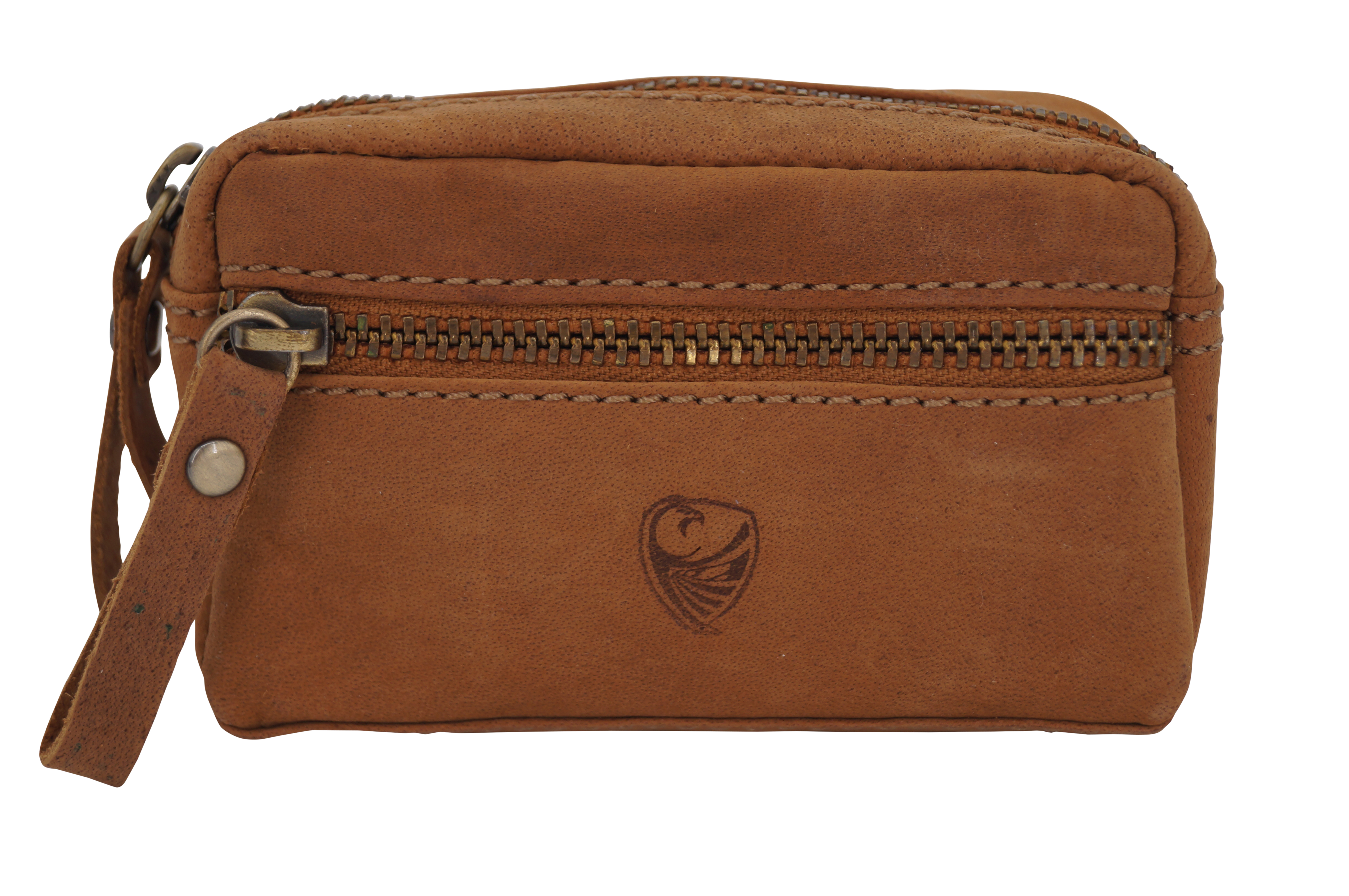 GERMANUS Schlüsseletui Schlüsselmäppchen Schlüsseletui 4051 (Wild Braun)