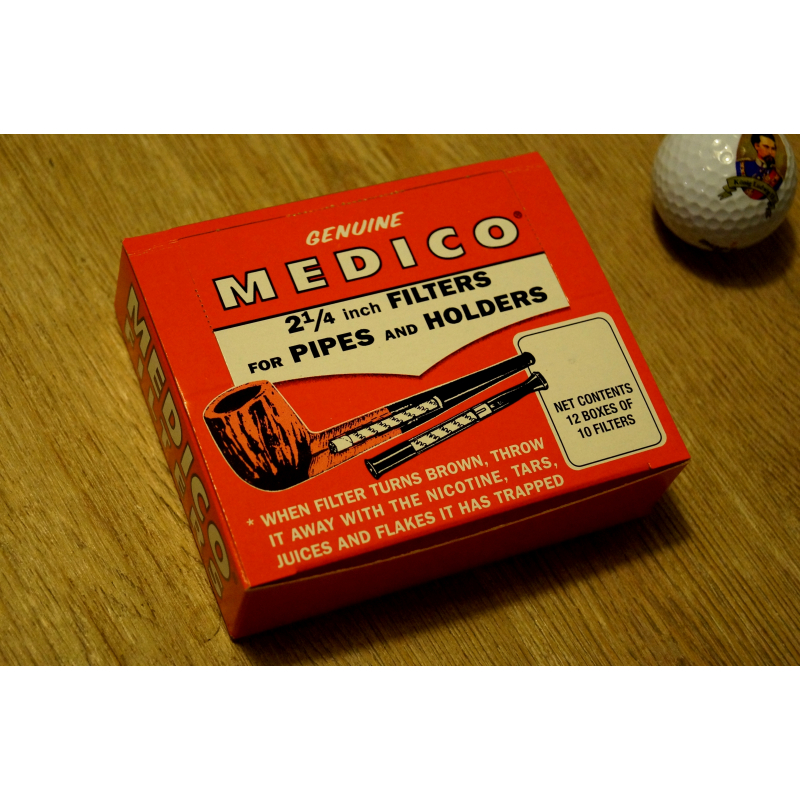 Corncob Filter Original US Medico Pfeifenfilter - 6 mm - Packung : 120 Filter