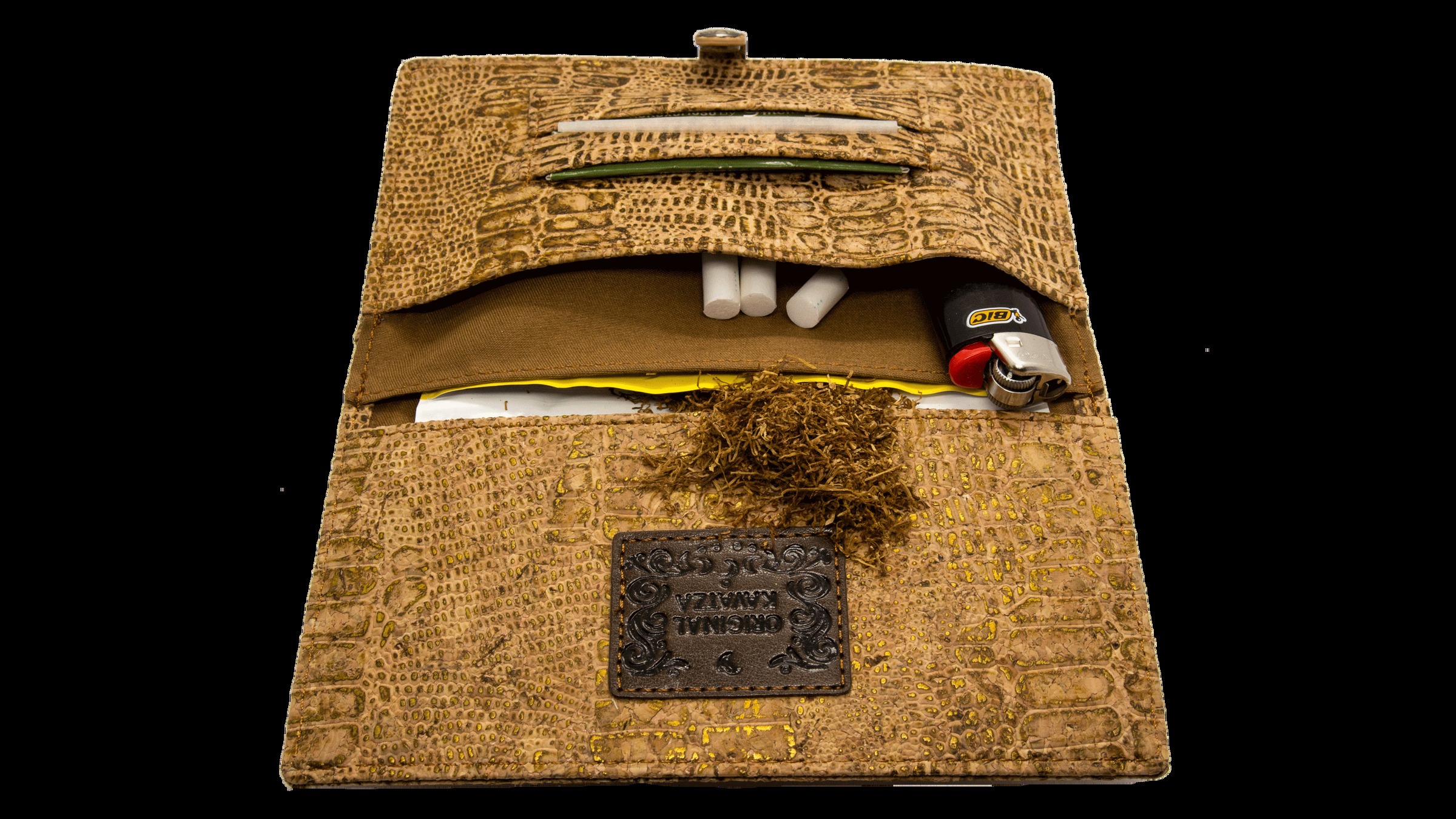 Kavatza Tabak Handtasche Clutch Kork-Odile