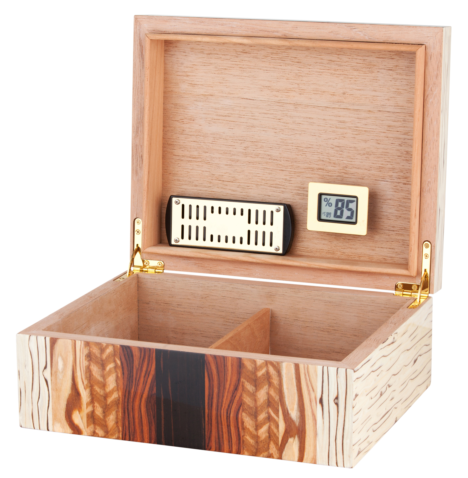 GERMANUS Premium Humidor Truhe Intarsien 31