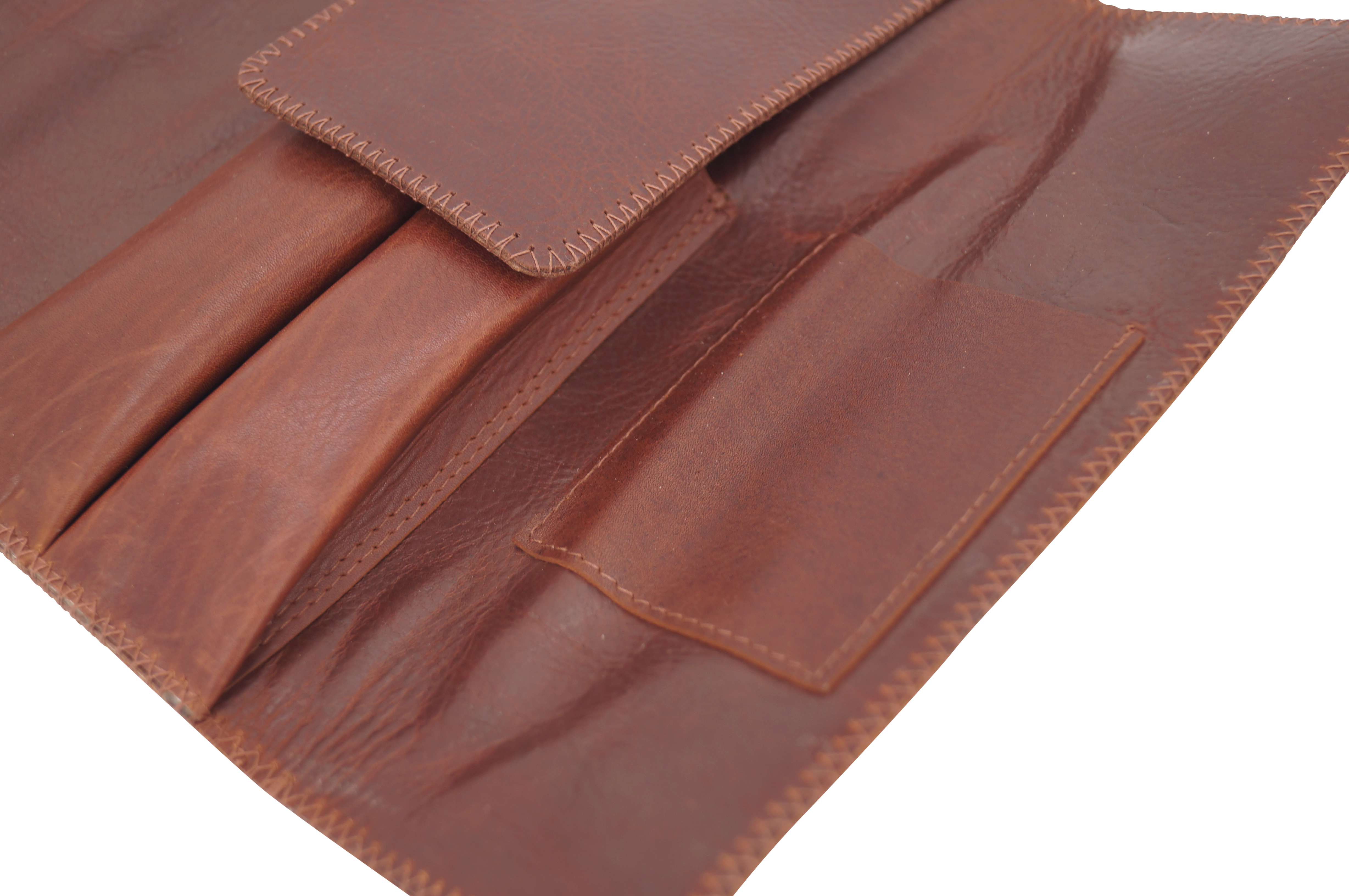 GERMANUS Zigarrenetui für 2 Zigarren aus Leder - Made in EU, Braun