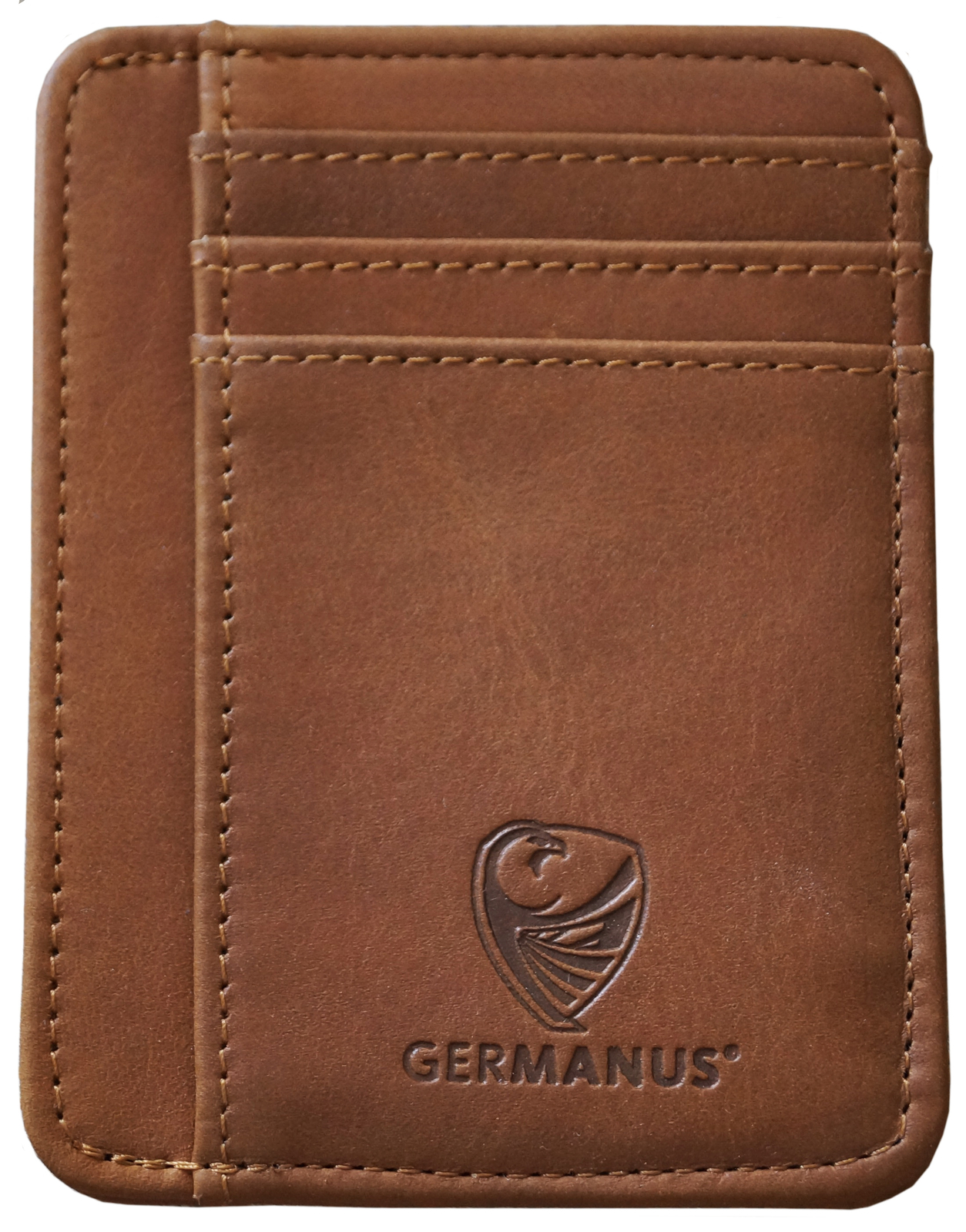 GERMANUS Albrunus Kreditkartenetui - Made in EU - Leder Etui für Kreditkarten und Visitenkarten