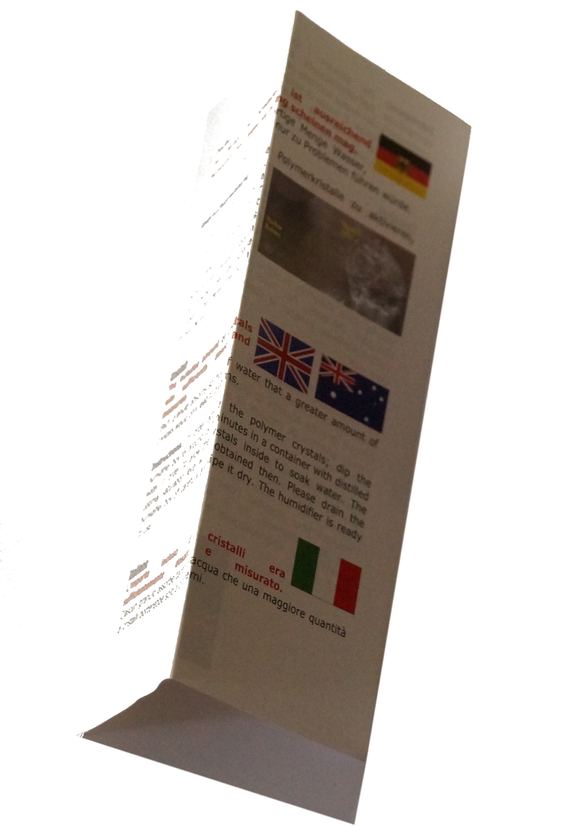 GERMANUS Humidor Zigarren Befeuchter - Kristalle, länglich - Premium Design